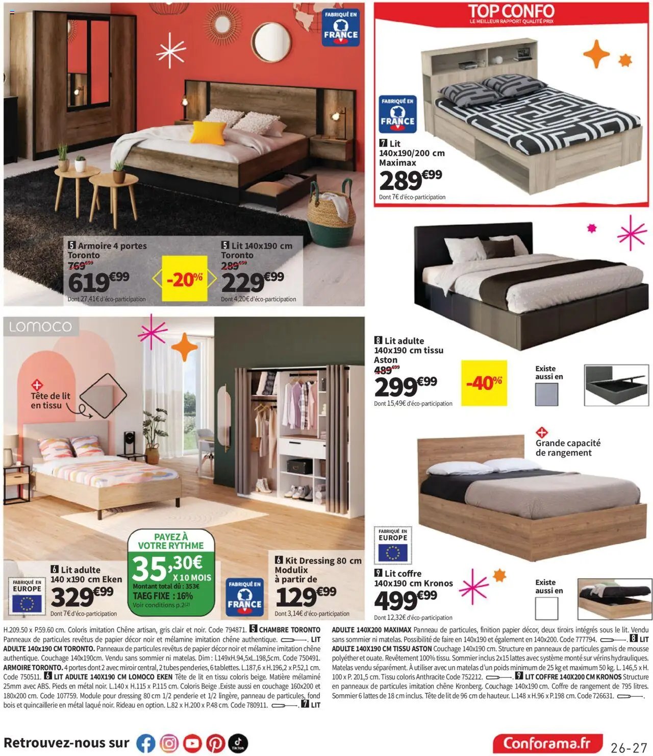 Conforama catalogue (2025-08-26 - 2025-09-29)