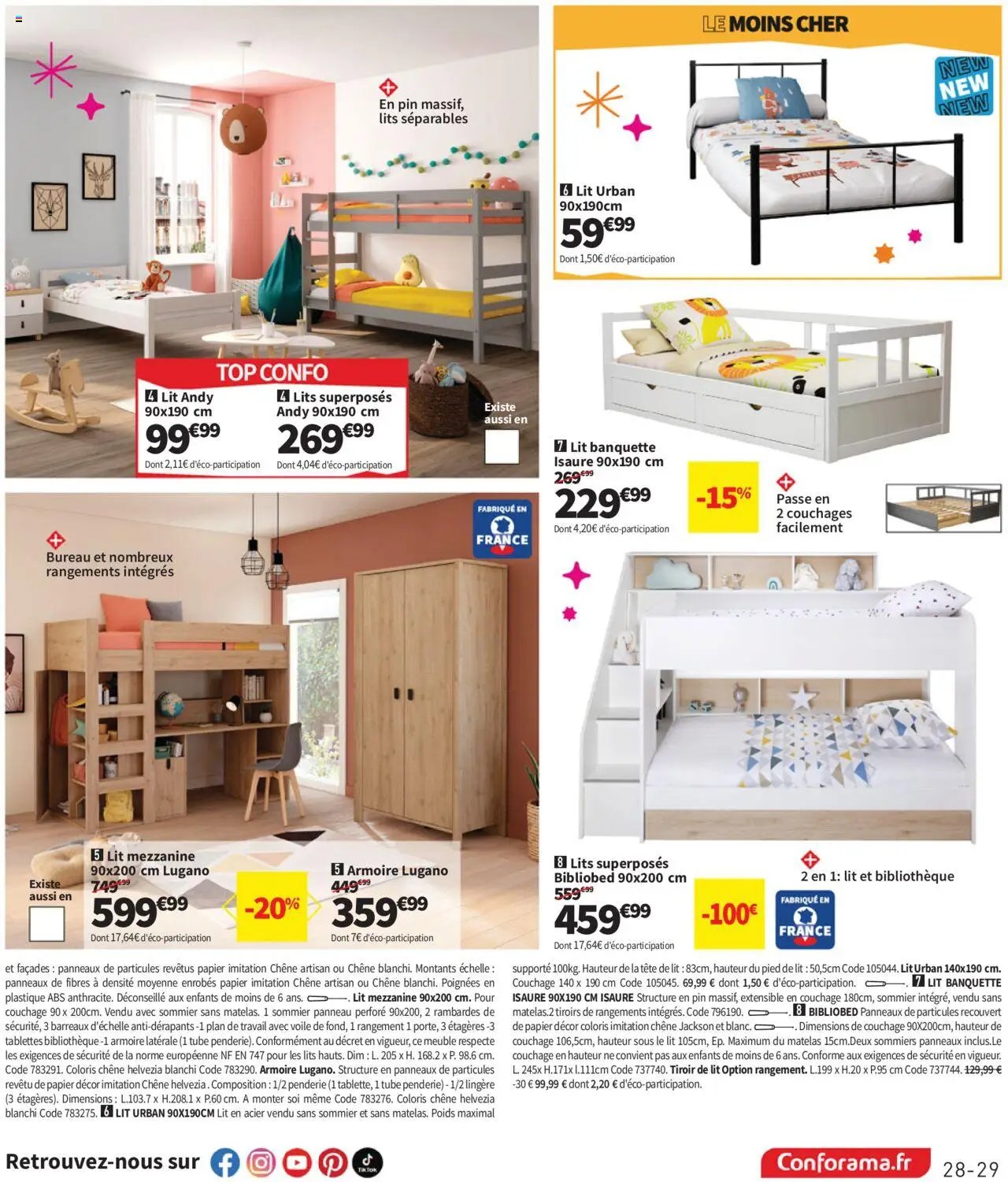 Conforama catalogue (2025-08-26 - 2025-09-29)