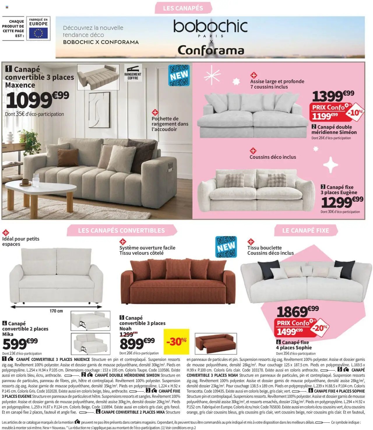 Conforama catalogue (2025-08-26 - 2025-09-29)