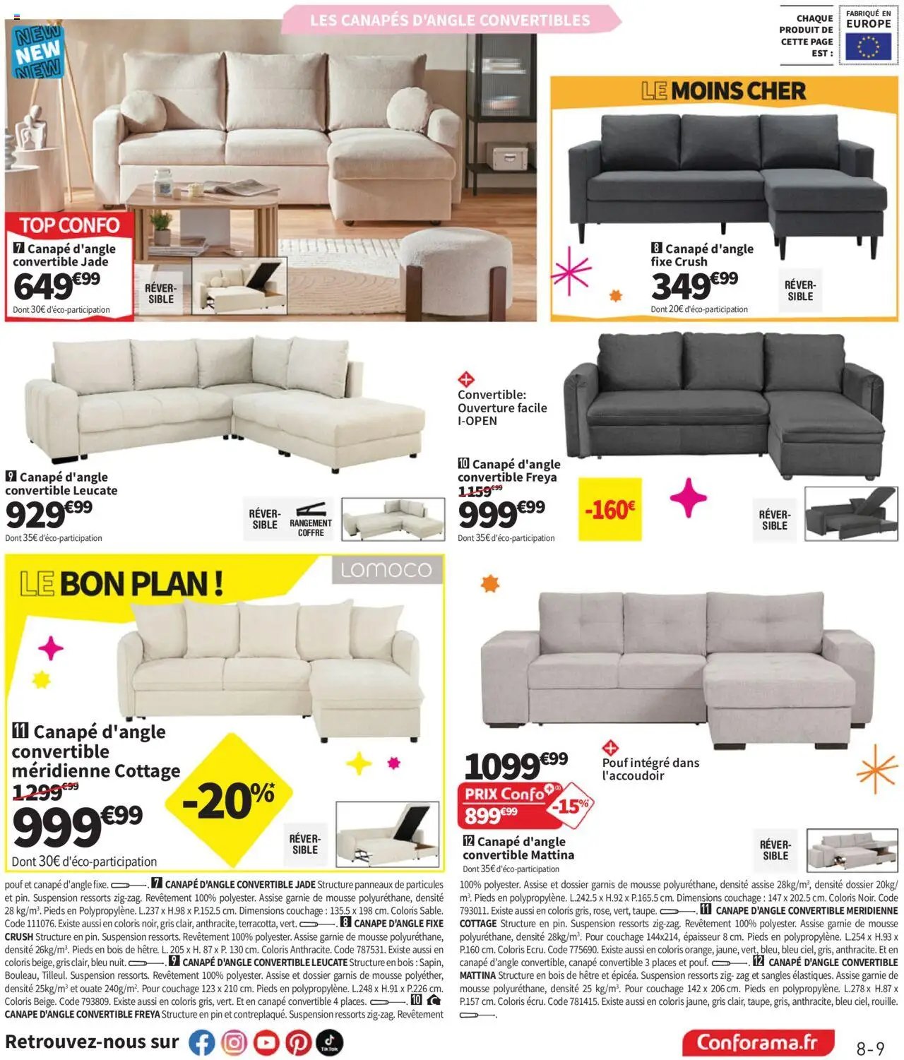 Conforama catalogue (2025-08-26 - 2025-09-29)