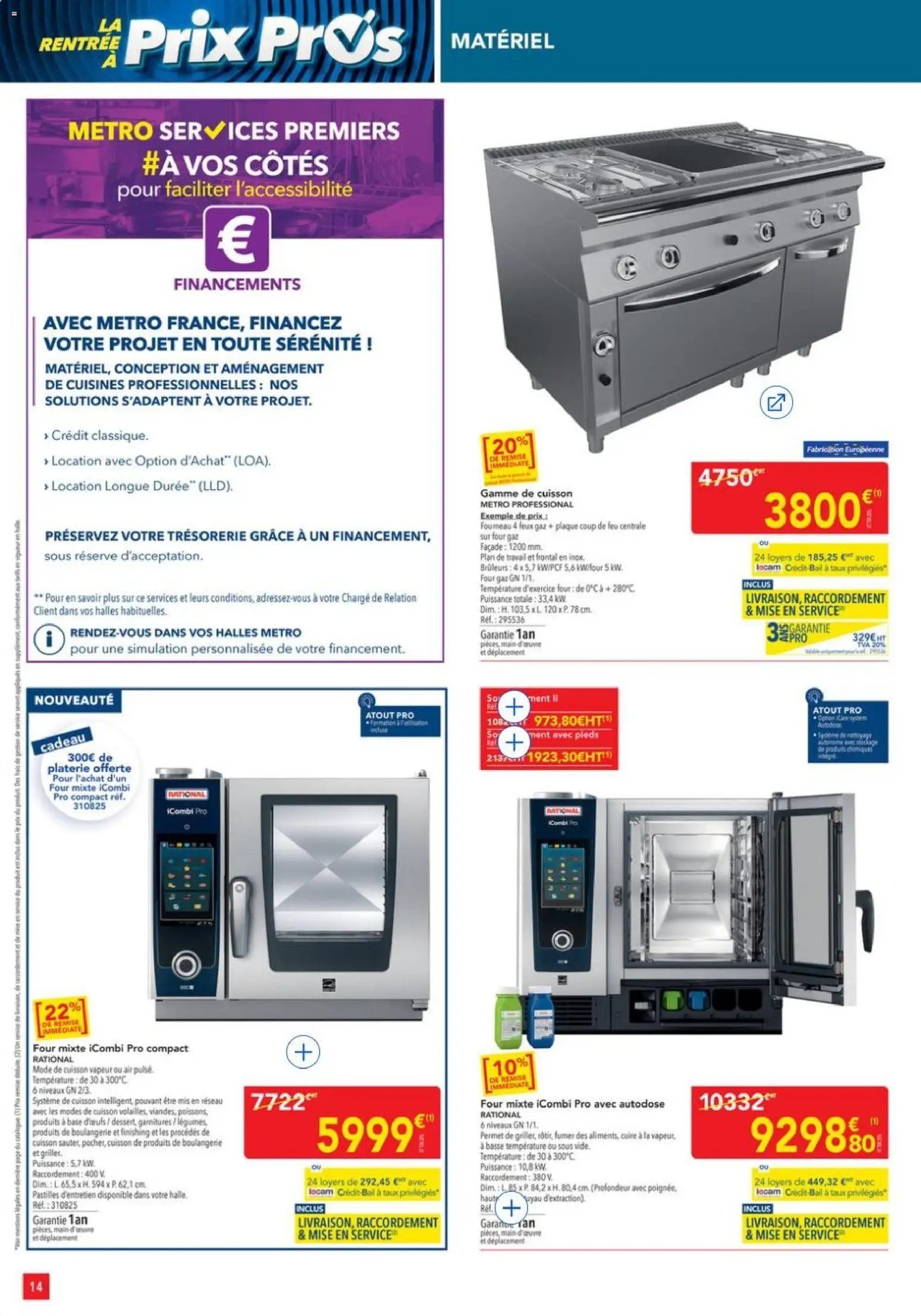 METRO - Offres Prix & Promos Equipement