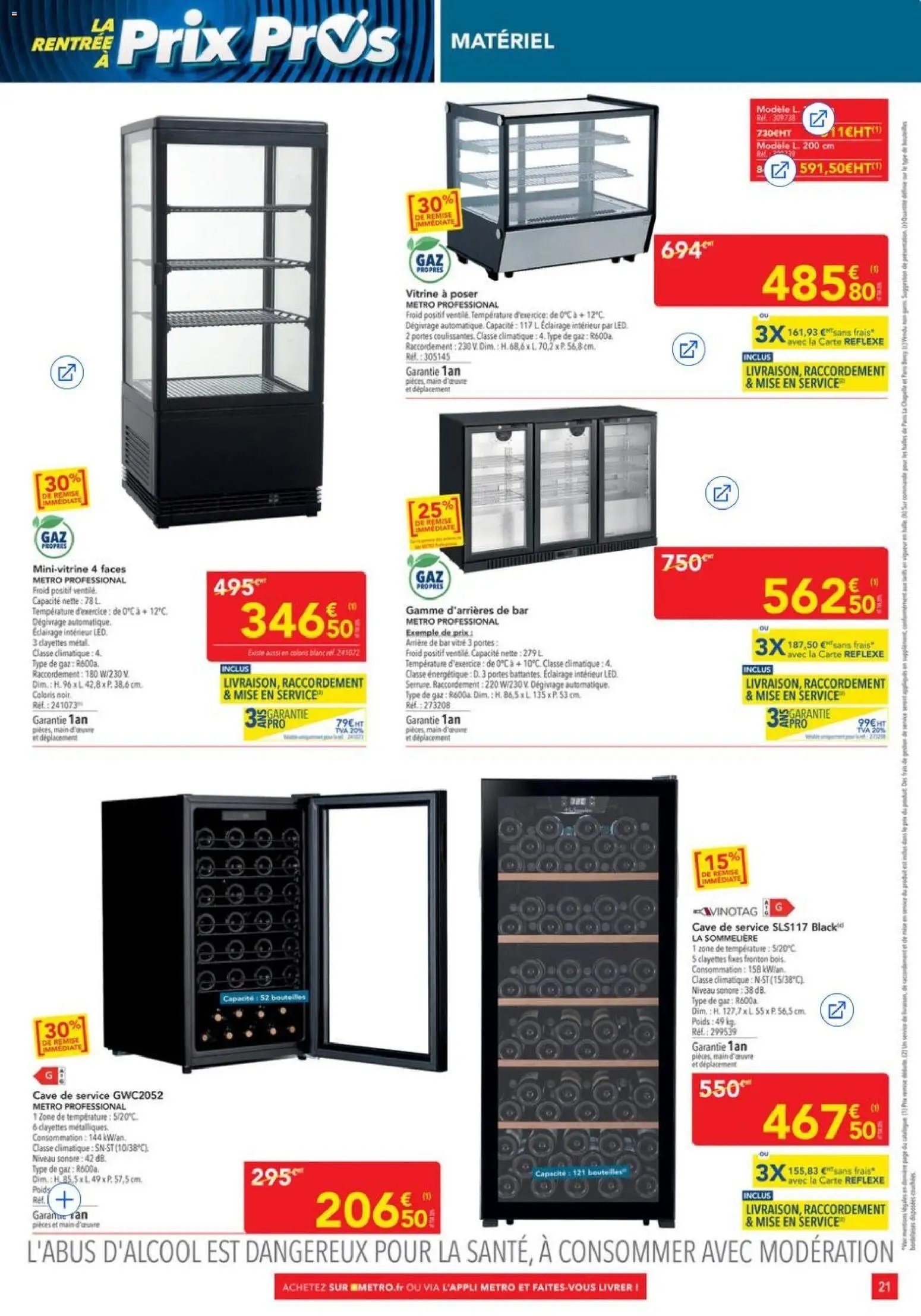 METRO - Offres Prix & Promos Equipement