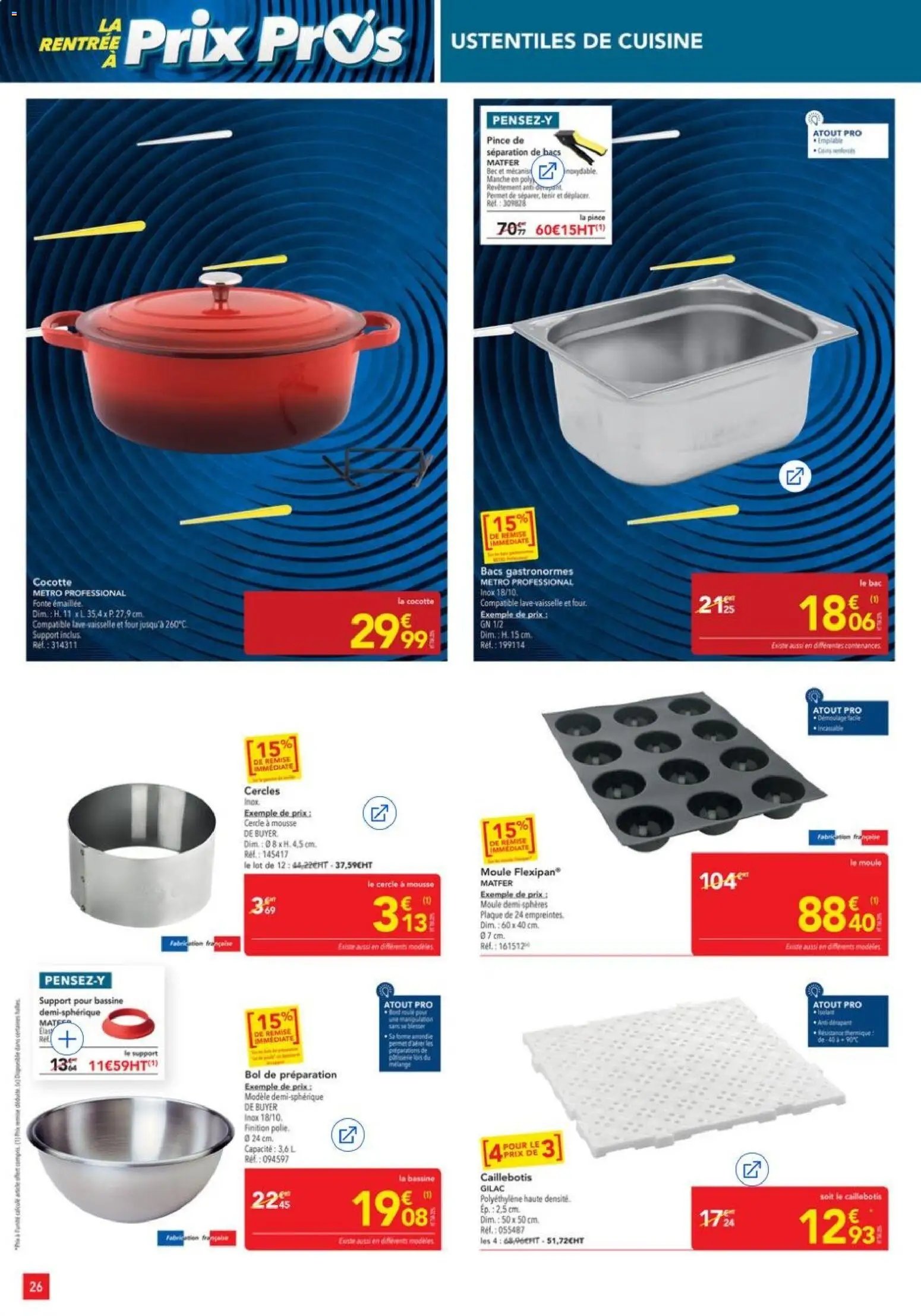 METRO - Offres Prix & Promos Equipement