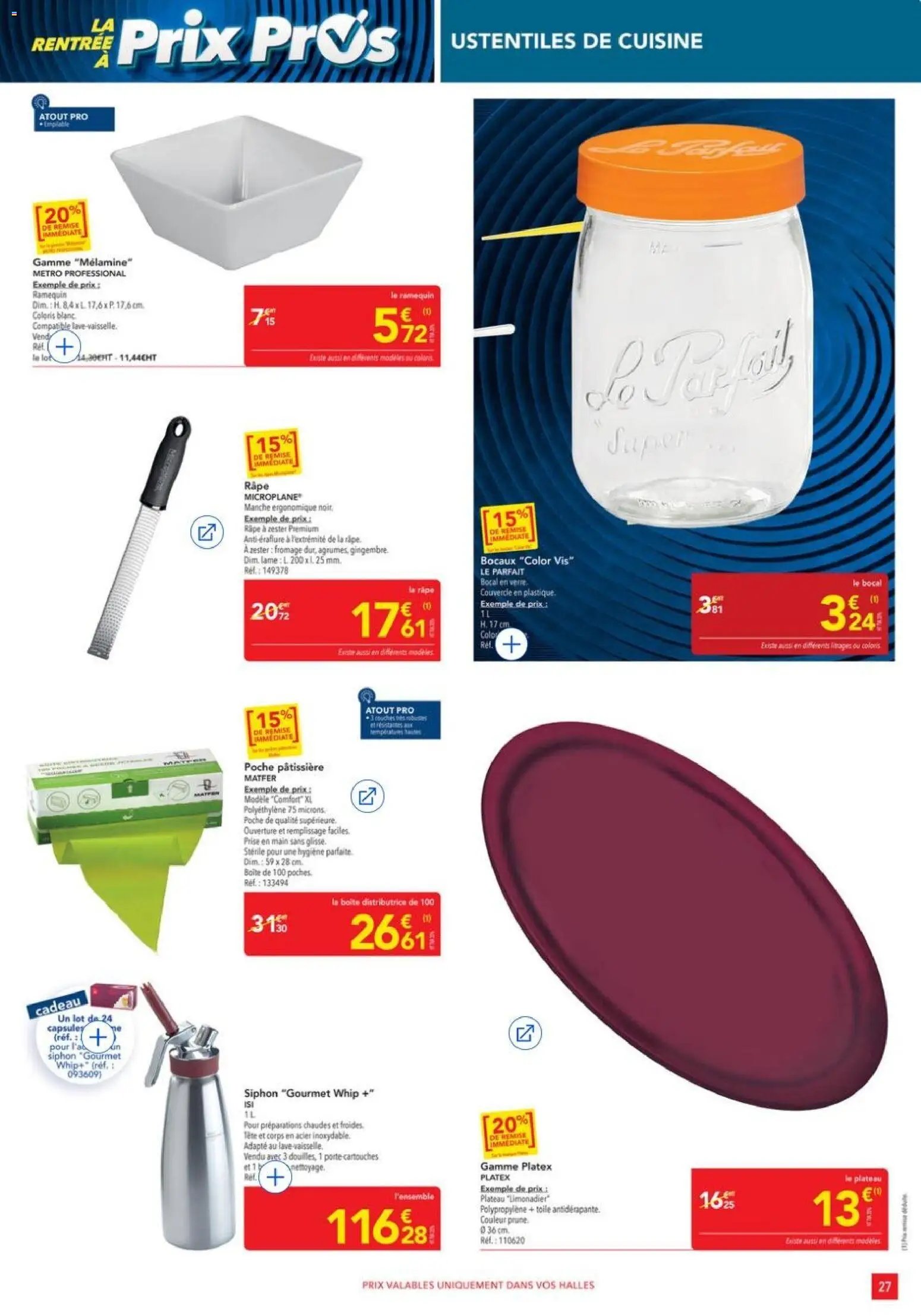 METRO - Offres Prix & Promos Equipement