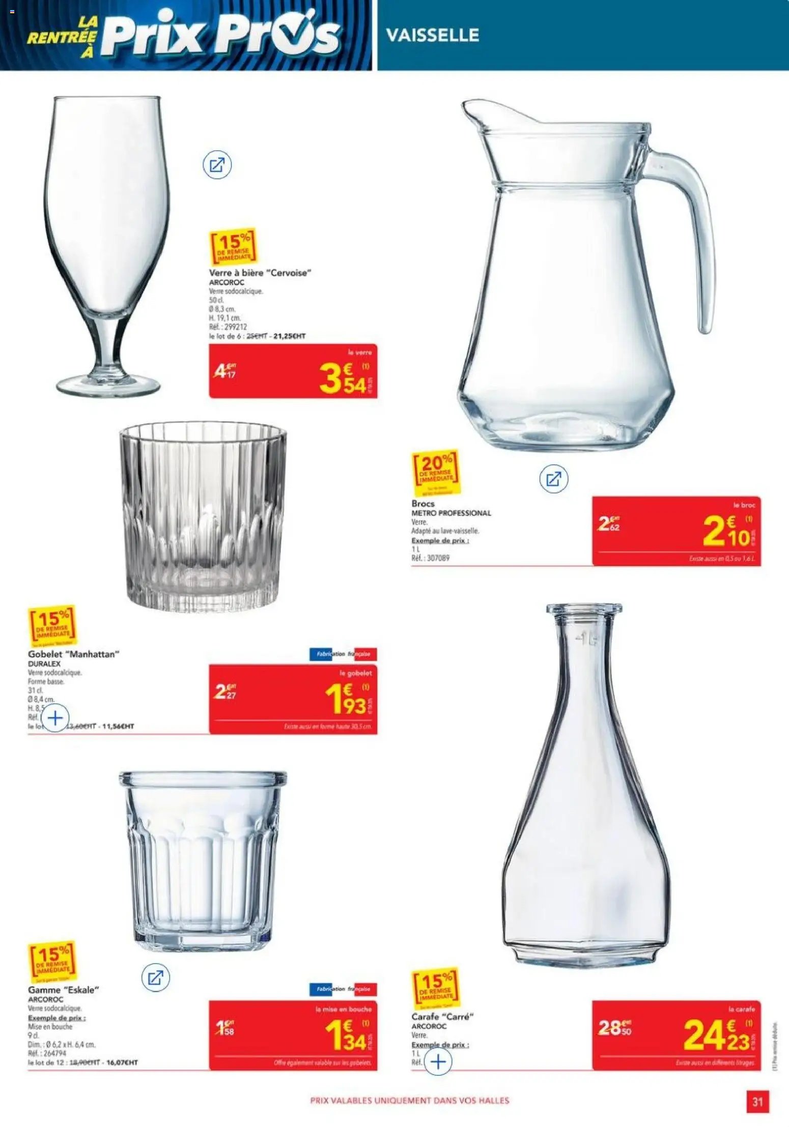 METRO - Offres Prix & Promos Equipement