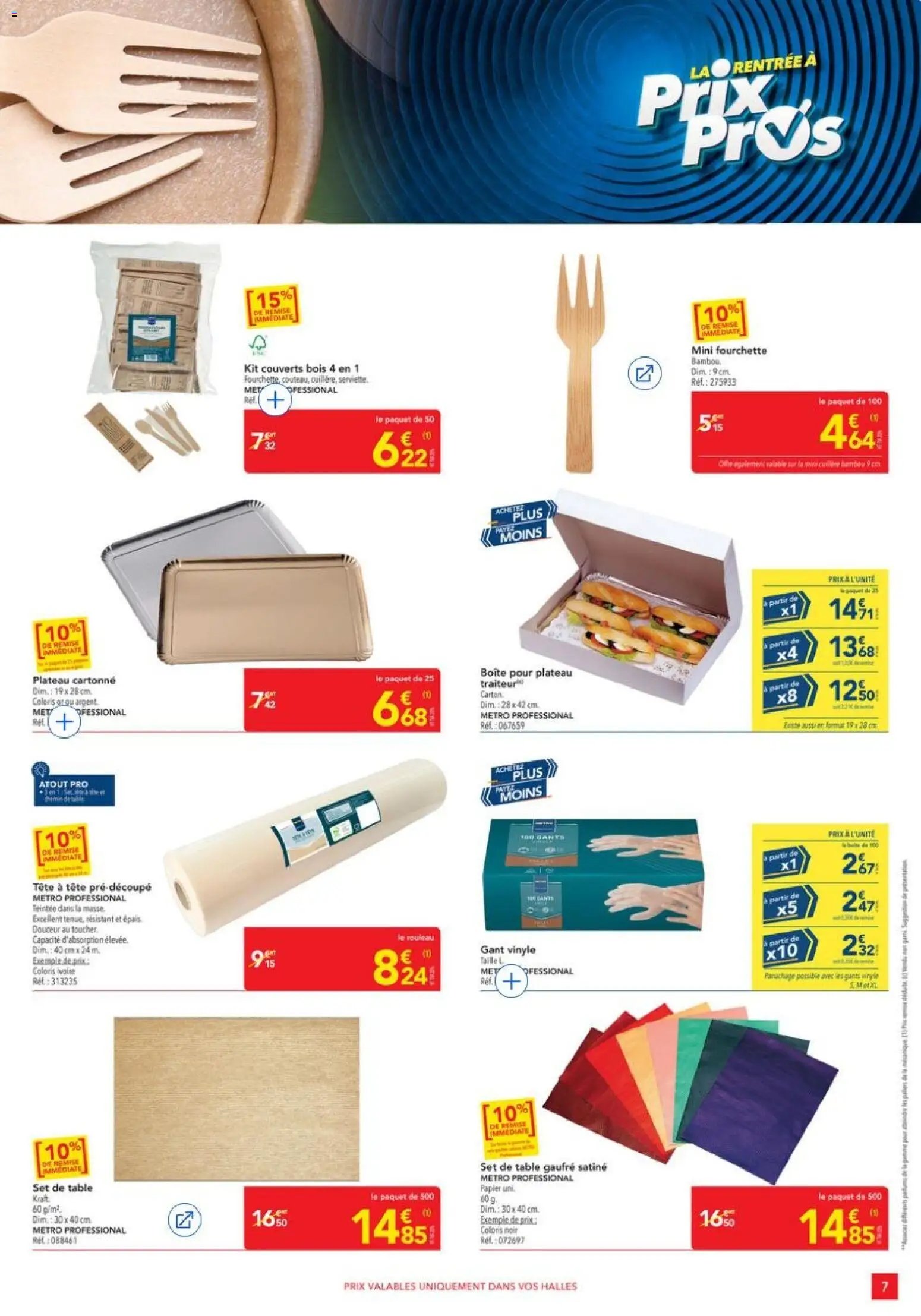 METRO - Offres Prix & Promos Equipement