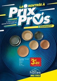 METRO - Offres Prix & Promos Equipement
