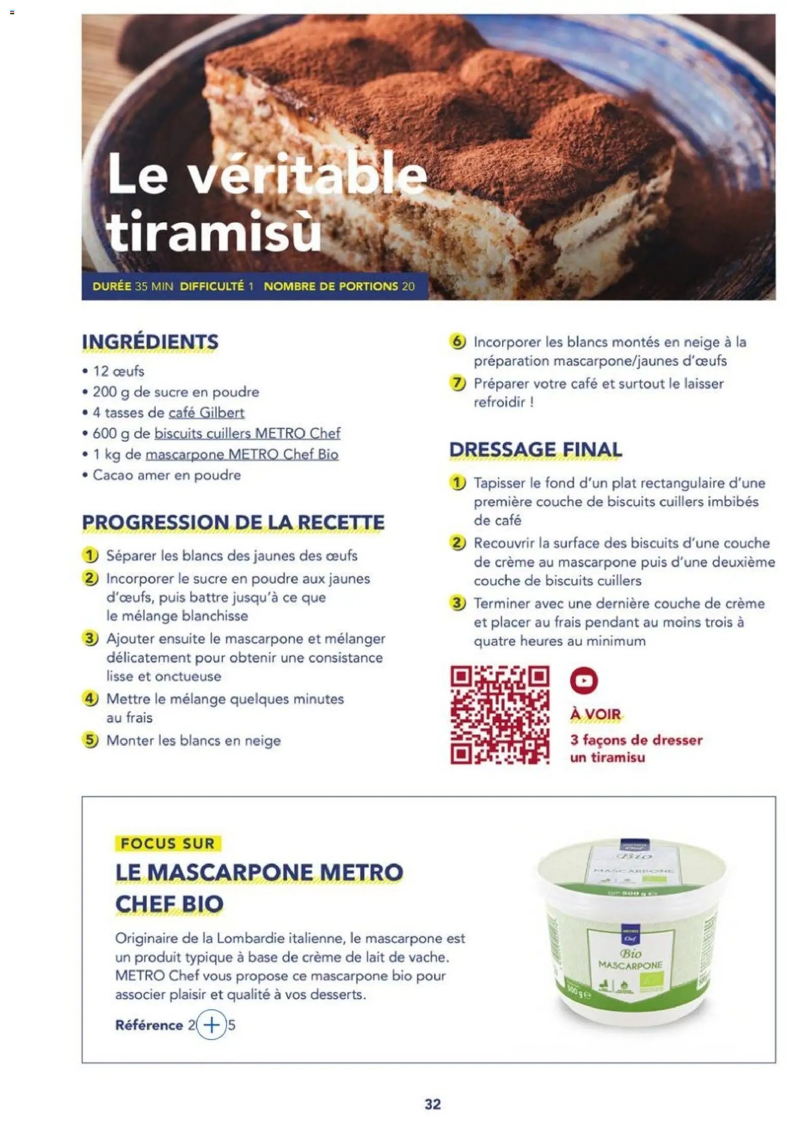 METRO - Livret recettes Italie | 37 inspirations pour votre carte (2026-01-01 - 2026-01-20)