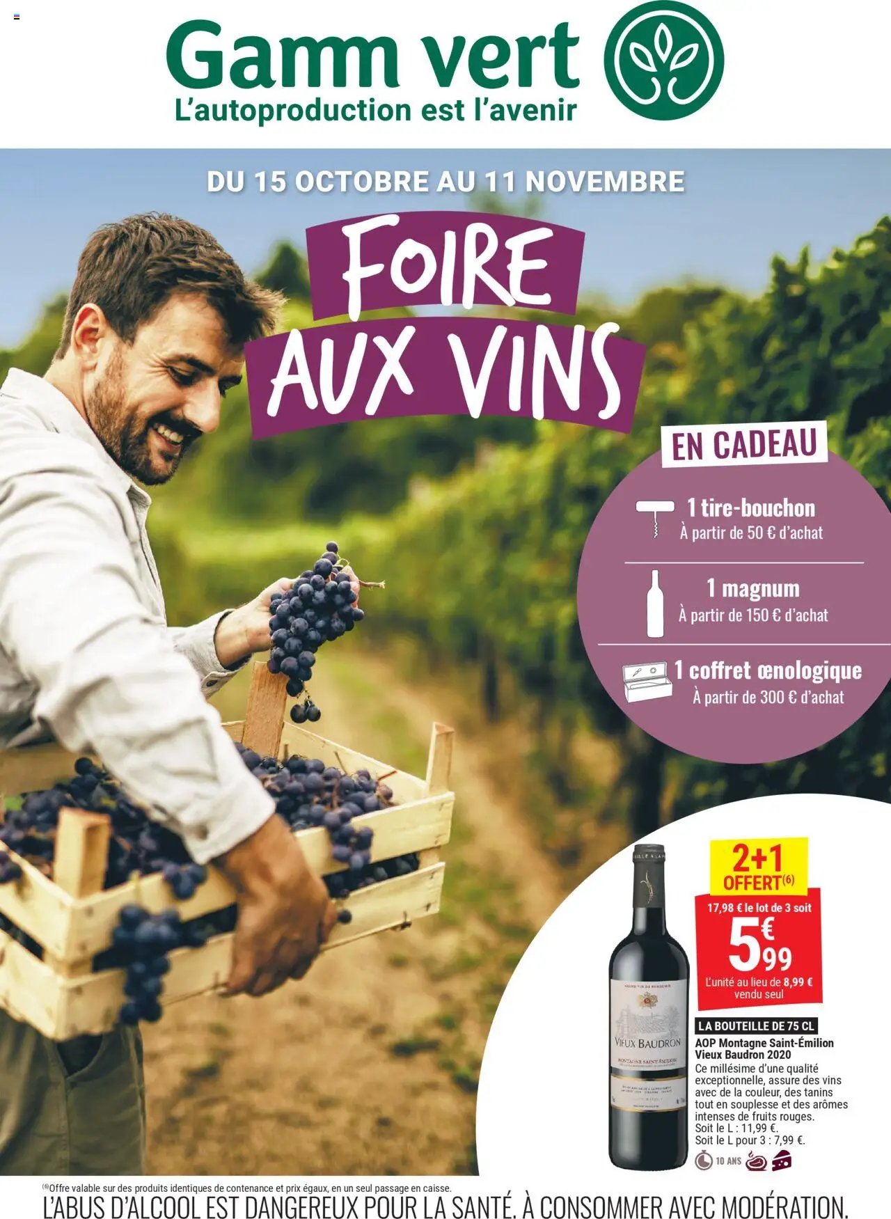 Gamm vert catalogue foire aux vins
