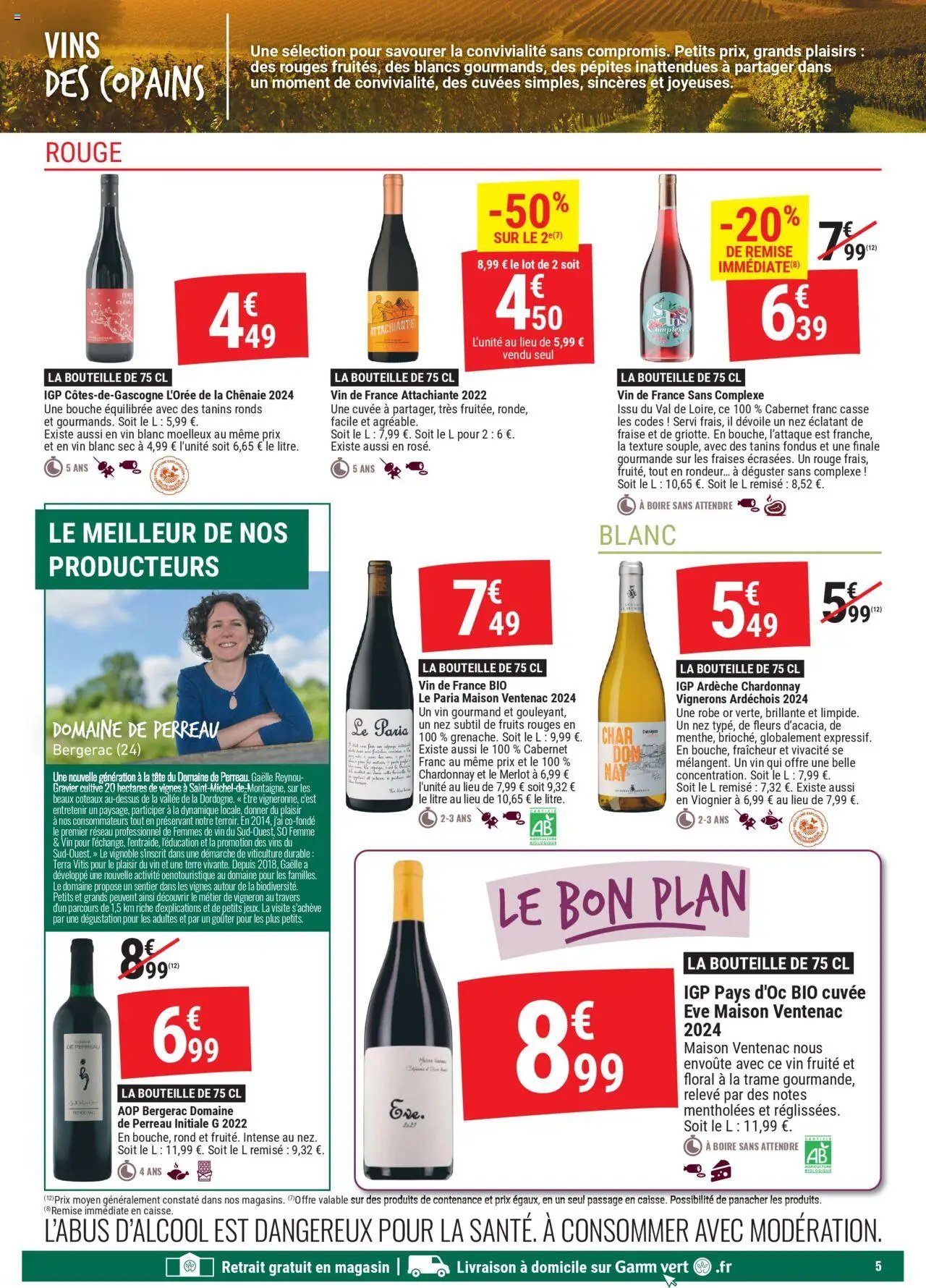 Gamm vert catalogue foire aux vins