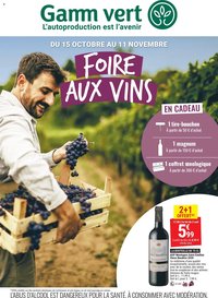 Gamm vert catalogue foire aux vins