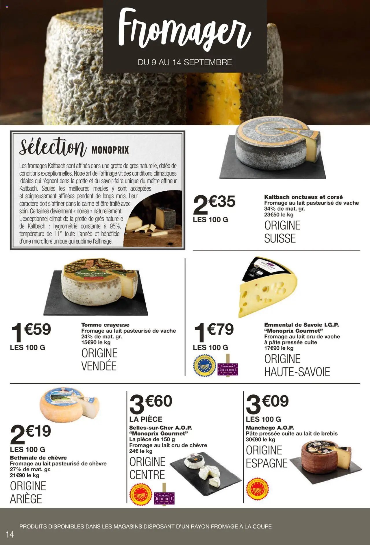 Monoprix catalogue (2025-09-09 - 2025-09-21)