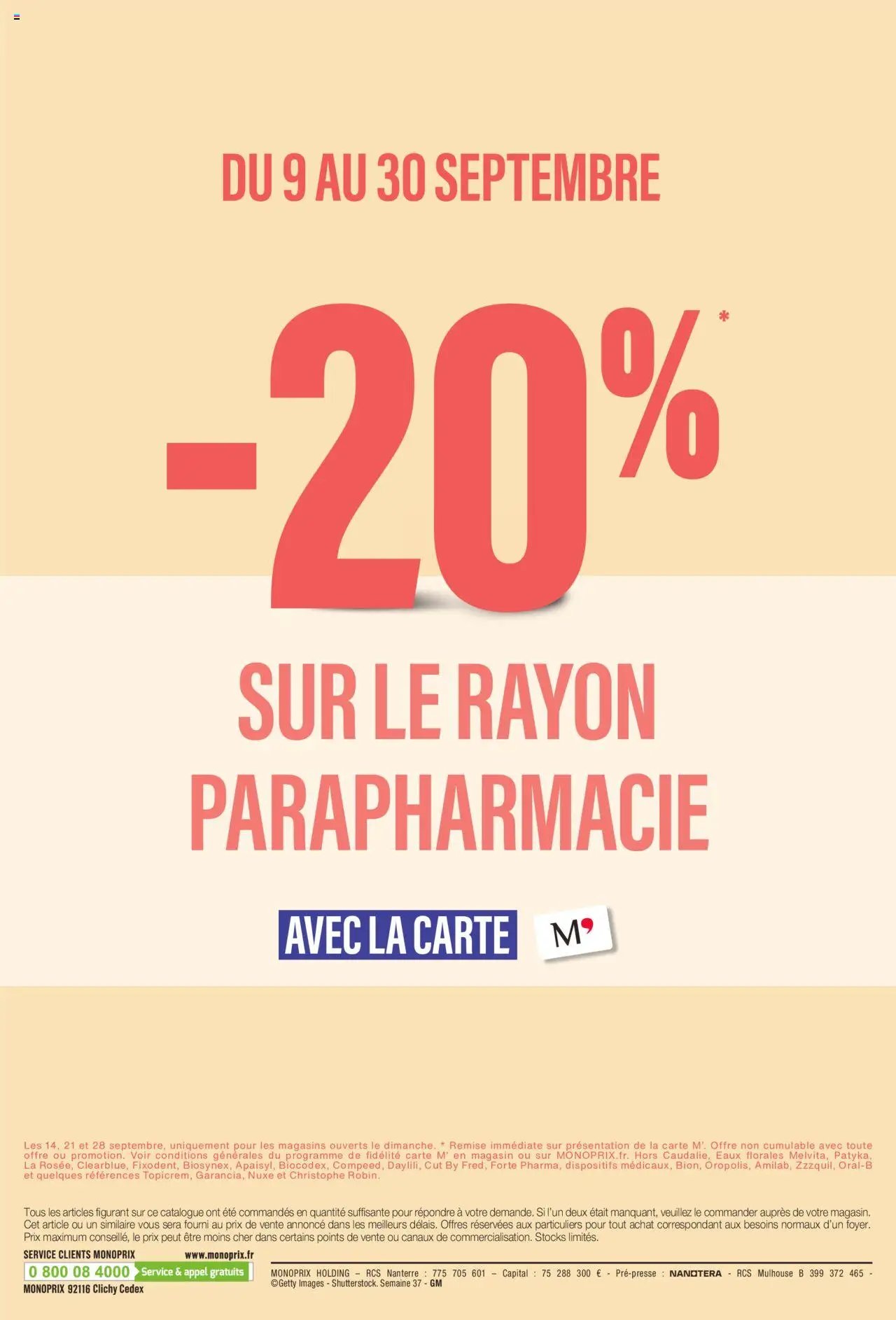 Monoprix catalogue (2025-09-09 - 2025-09-21)