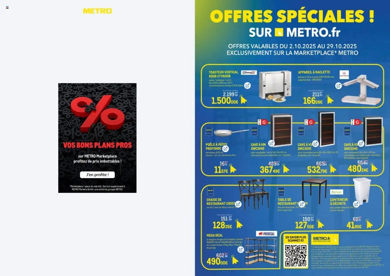 METRO - Offres spéciales - Exclusivités Marketplace