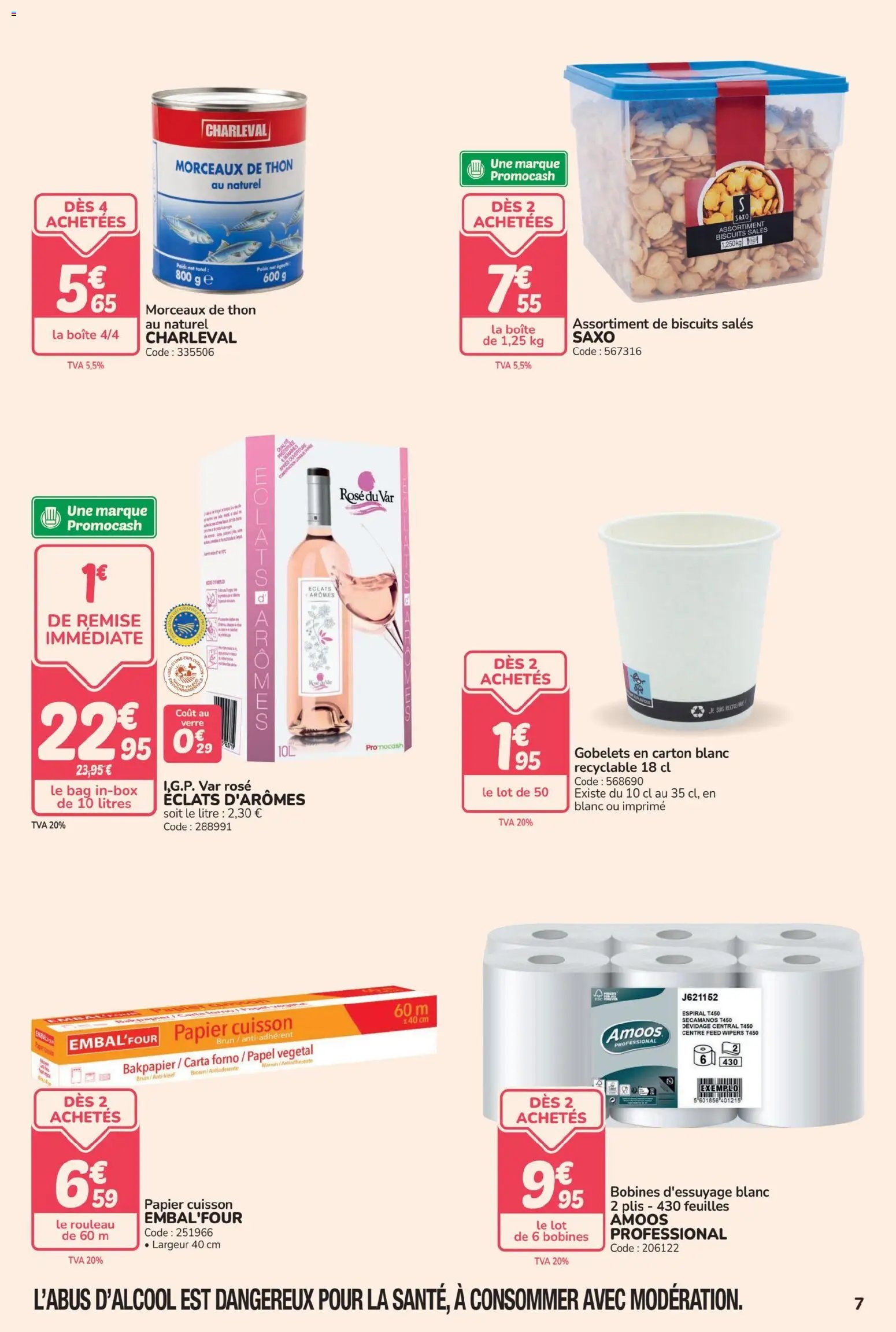 Promocash Nos prix bloqués