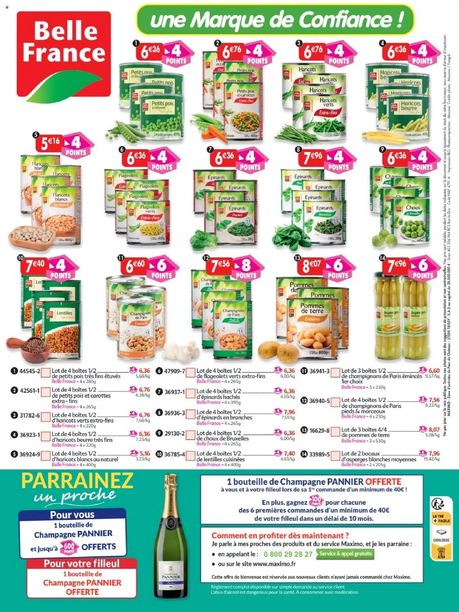 Maximo catalogue epicerie
