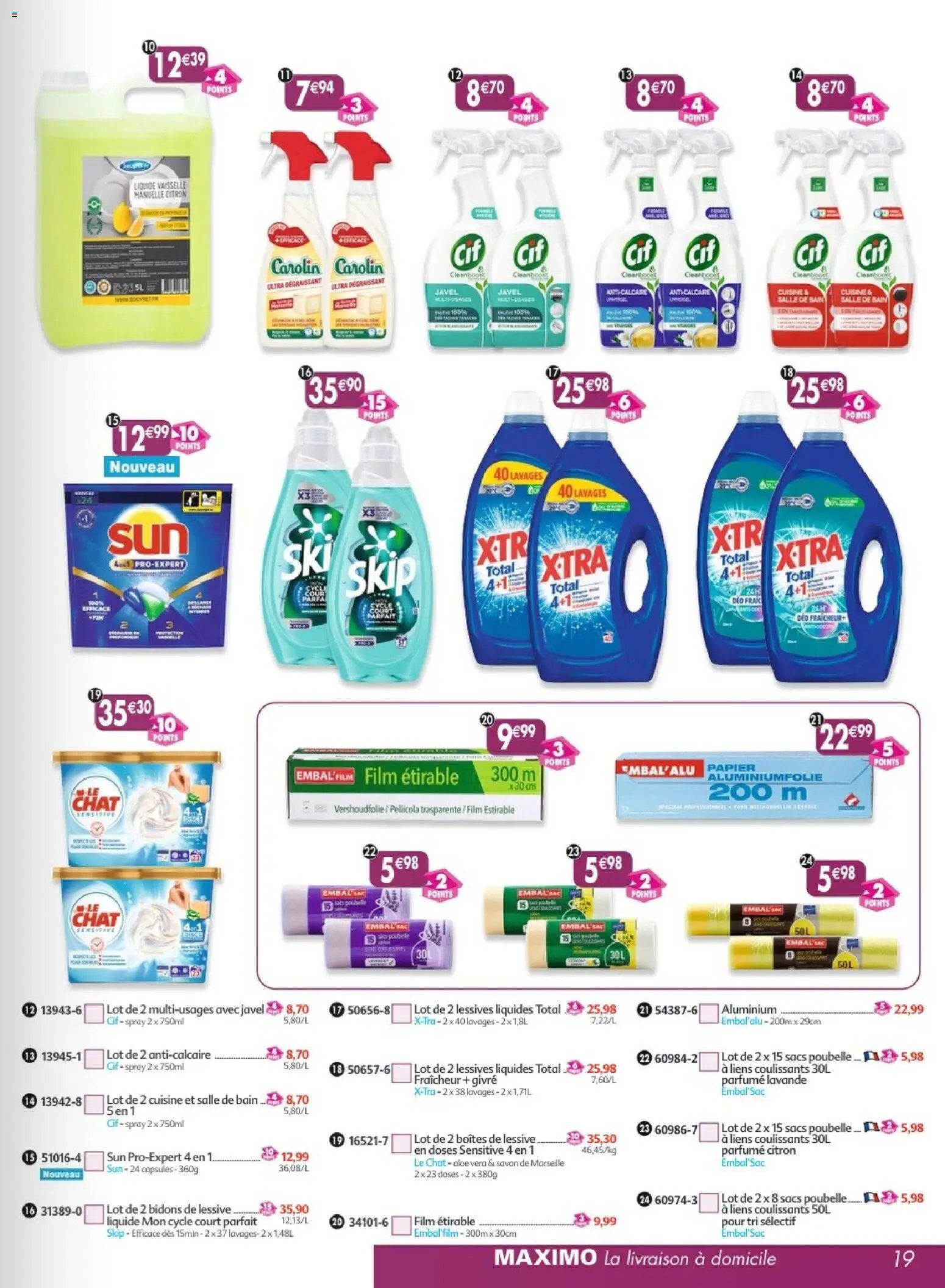 Maximo catalogue epicerie (2025-12-24 - 2026-01-22)