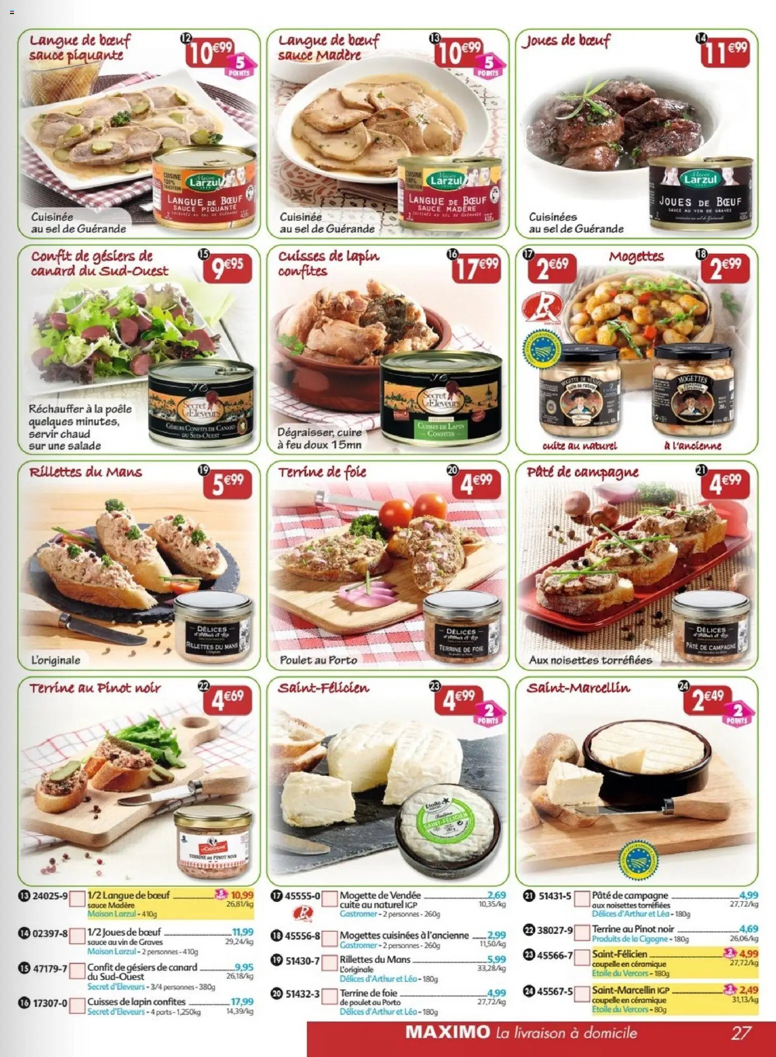 Maximo catalogue epicerie (2025-12-24 - 2026-01-22)