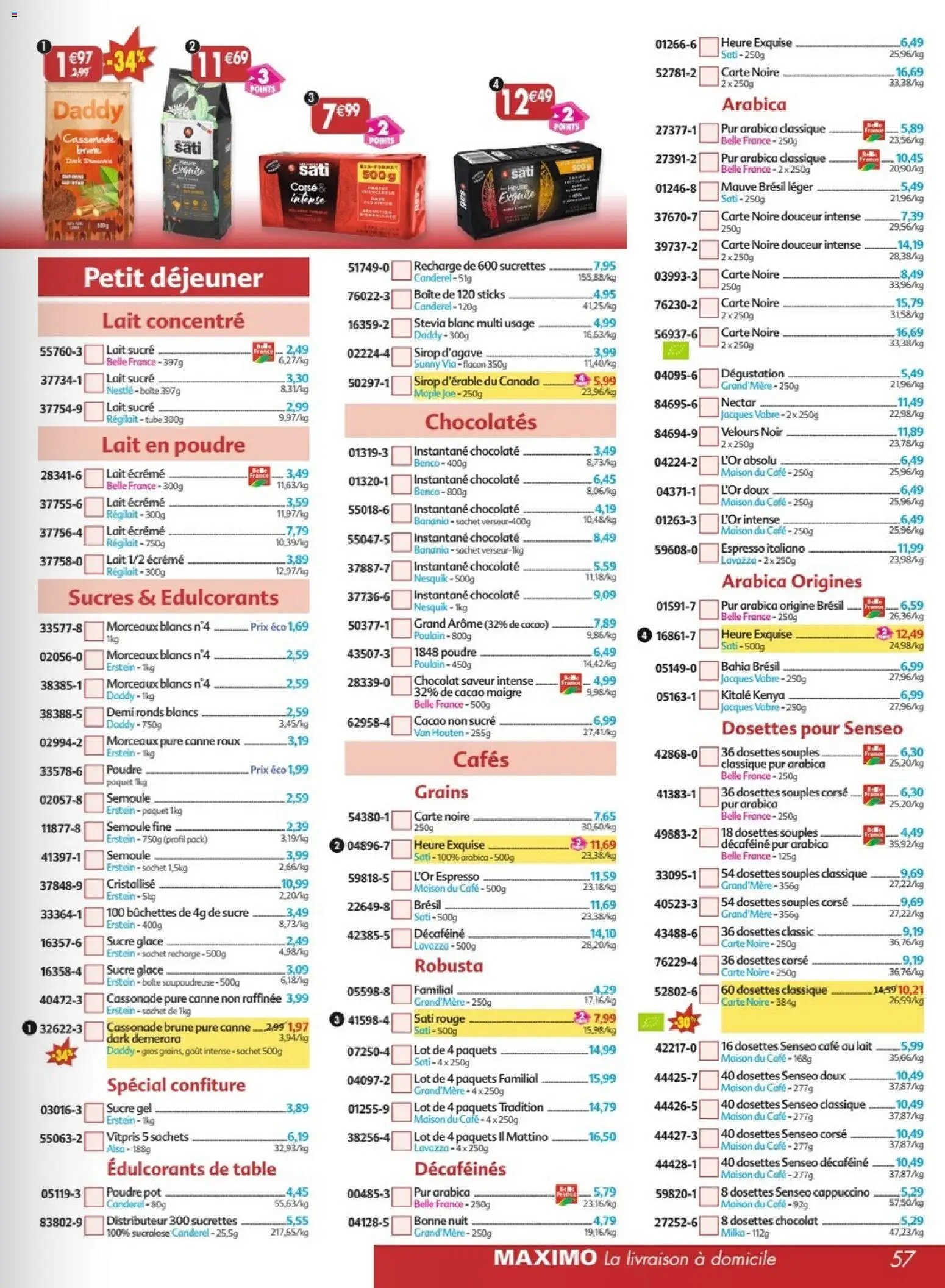 Maximo catalogue epicerie (2025-12-24 - 2026-01-22)