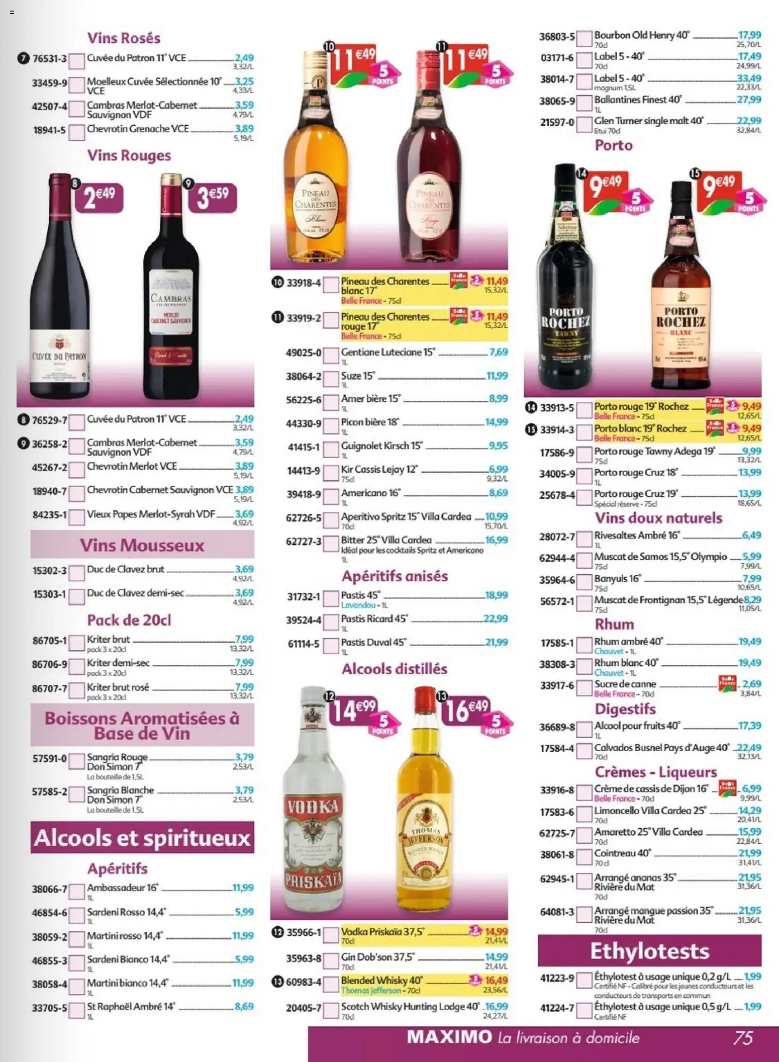 Maximo catalogue epicerie (2025-12-24 - 2026-01-22)