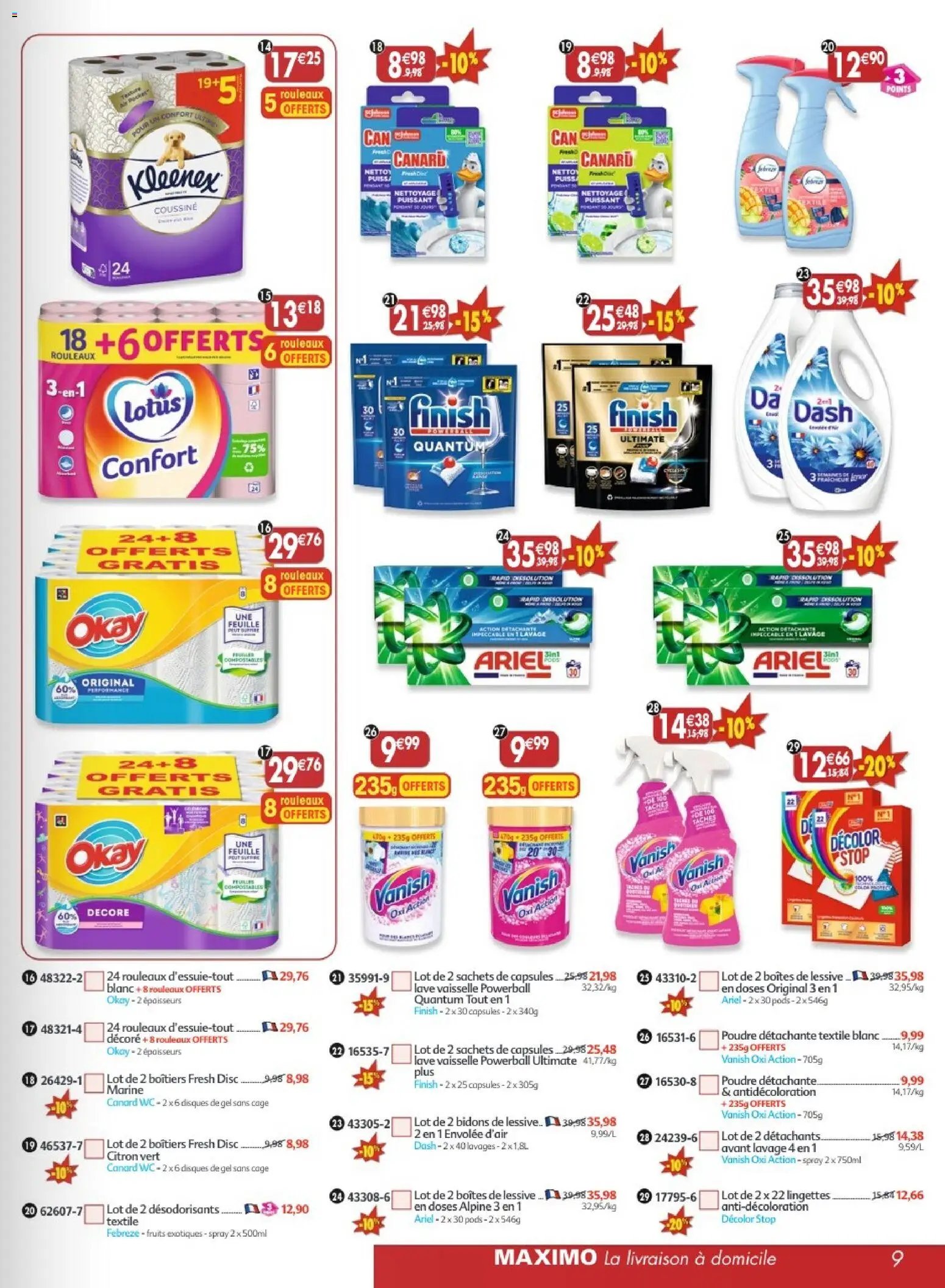 Maximo catalogue epicerie (2025-12-24 - 2026-01-22)