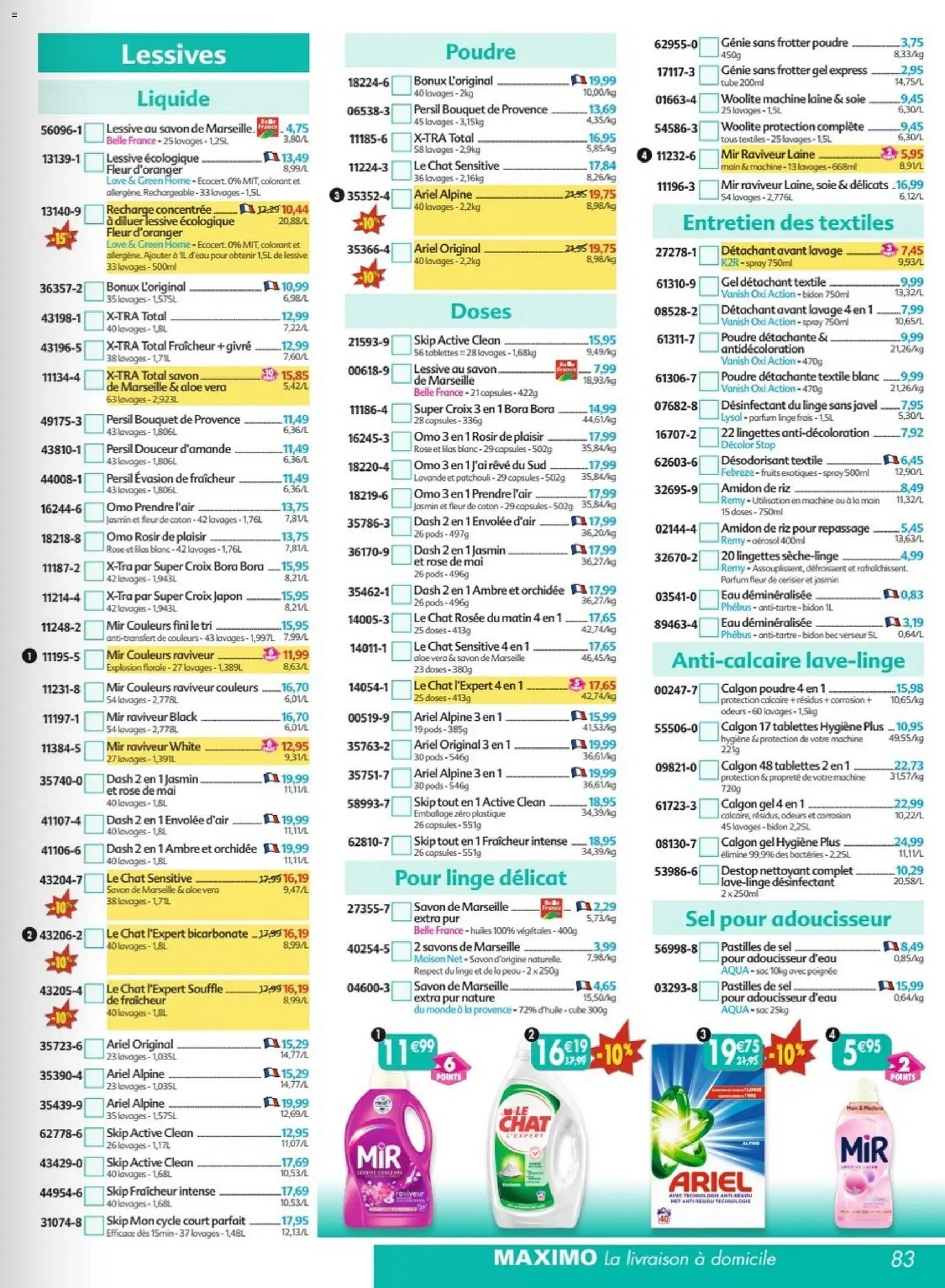 Maximo catalogue epicerie (2025-12-24 - 2026-01-22)