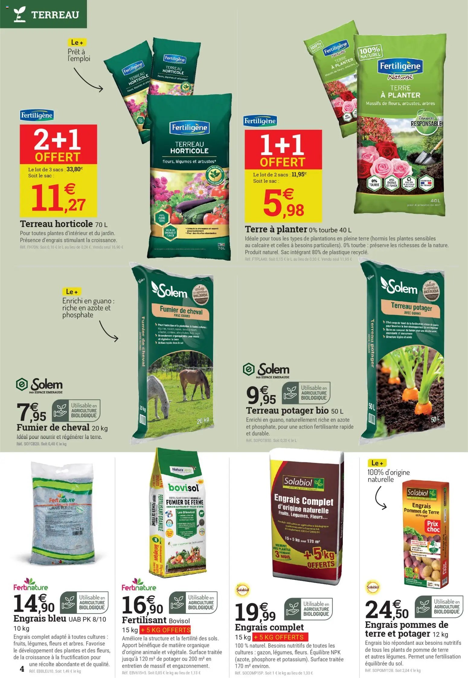 Espace Emeraude catalogue