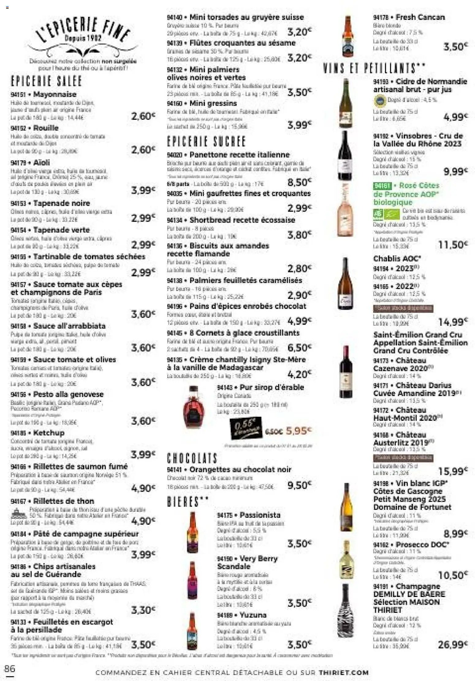 Thiriet Catalogue livraison à domicile  (2026-01-01 - 2026-01-30)