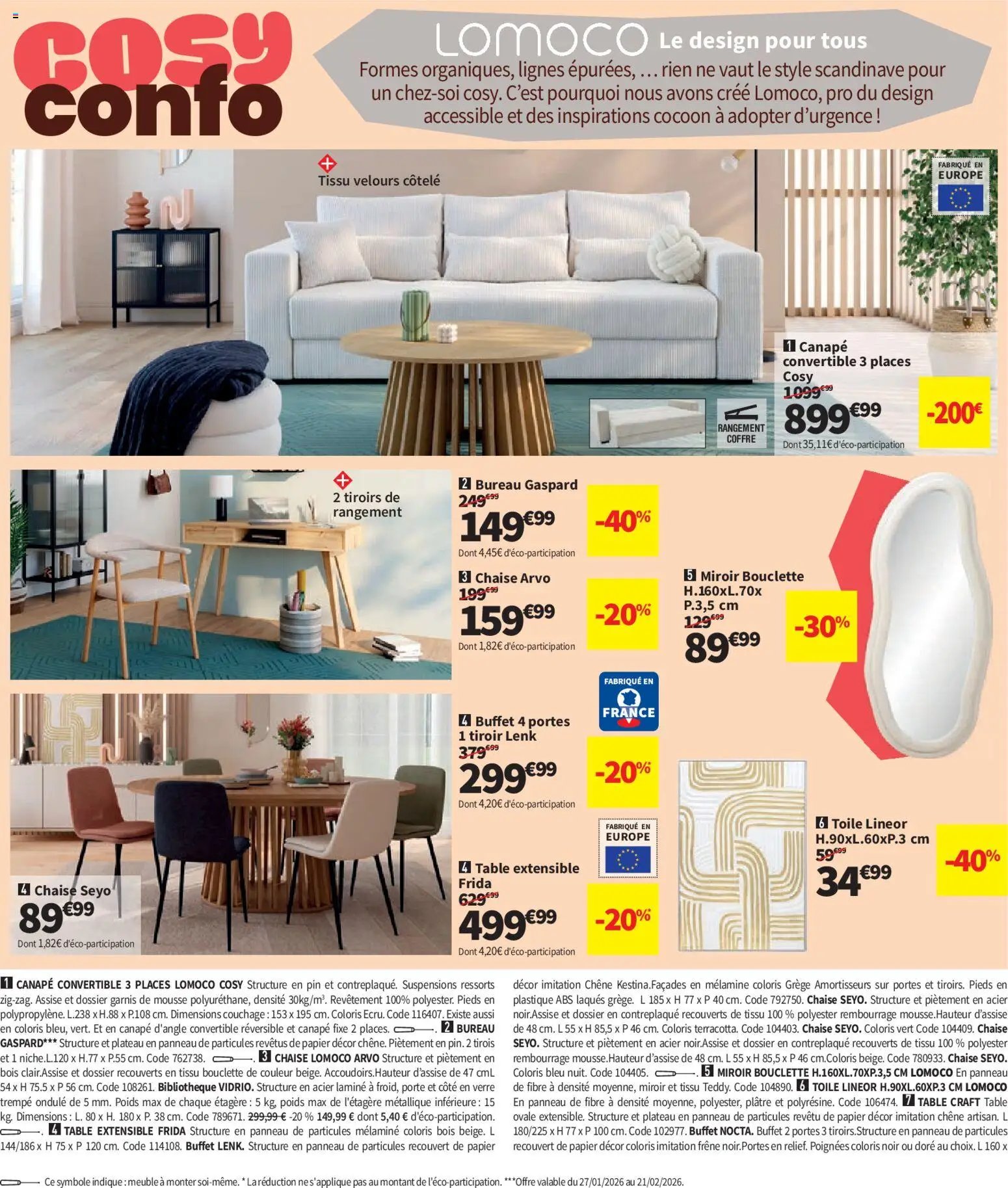 Conforama catalogue