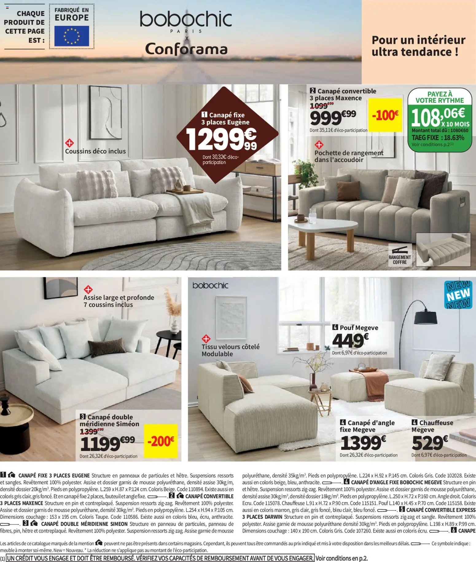 Conforama catalogue