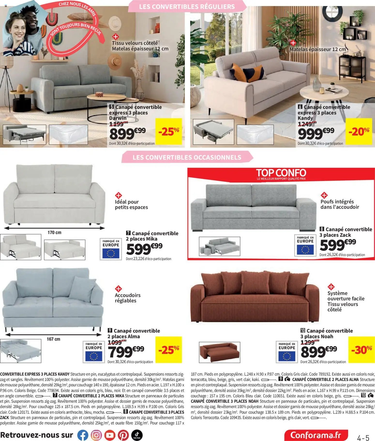 Conforama catalogue