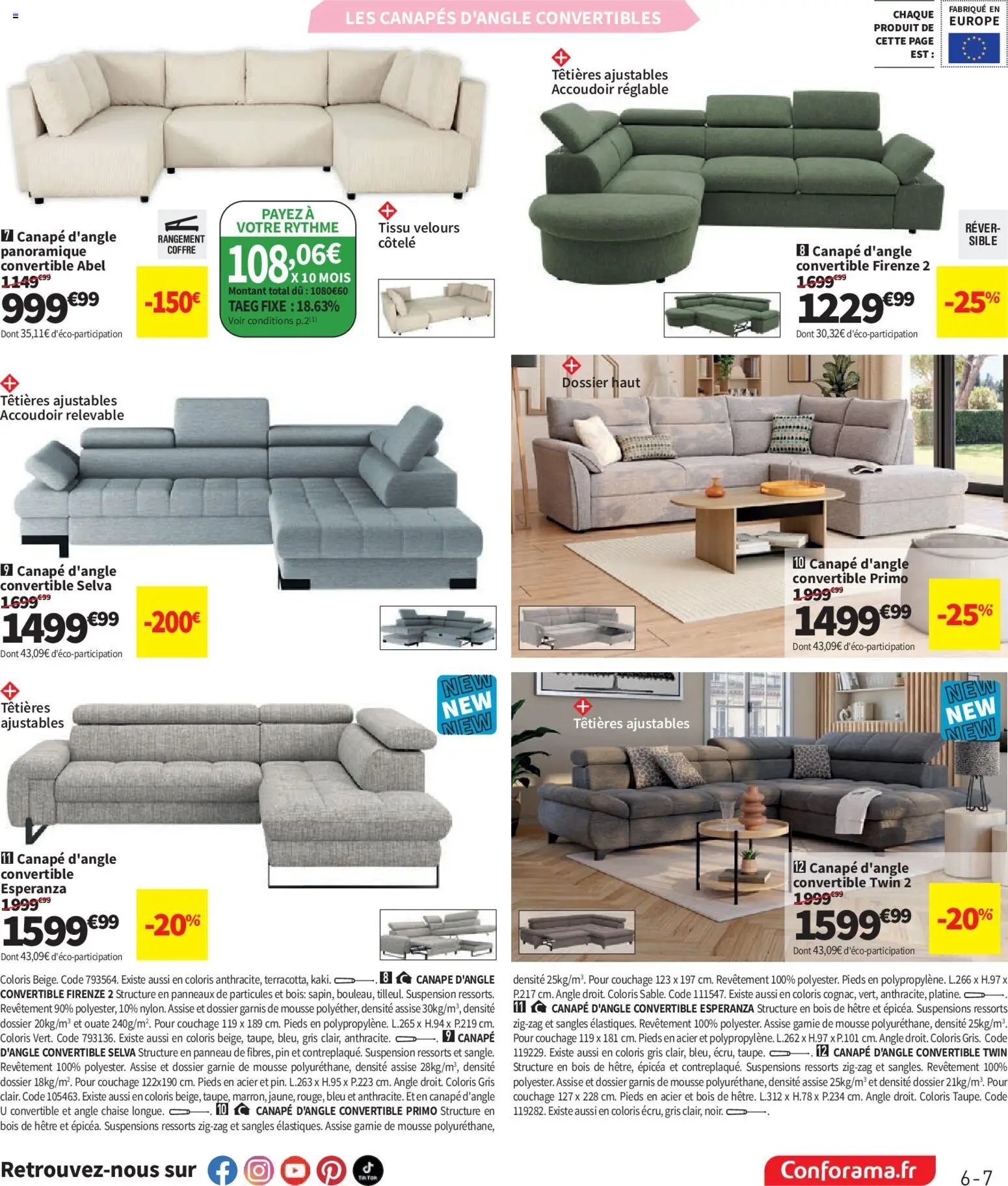 Conforama catalogue
