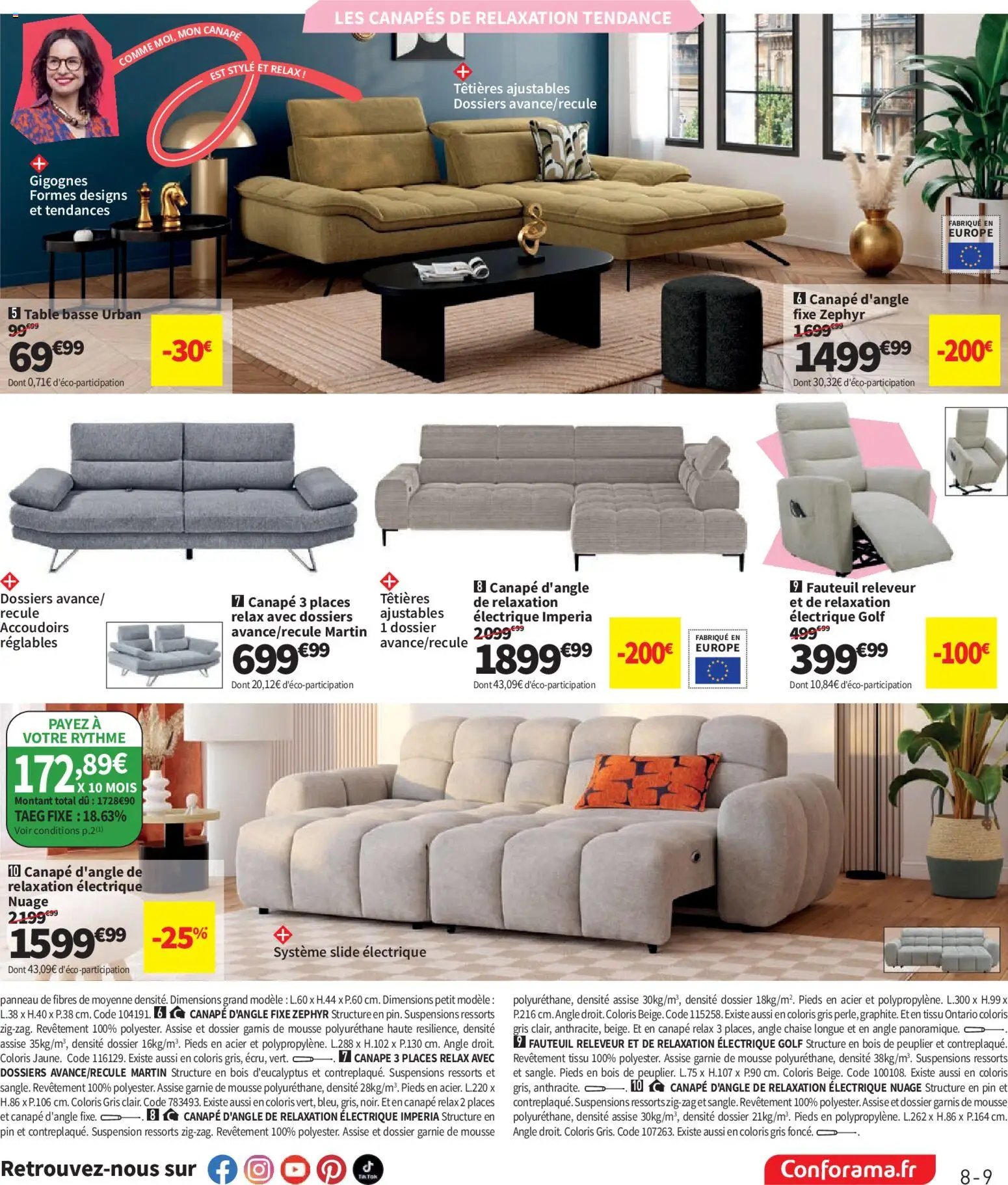 Conforama catalogue