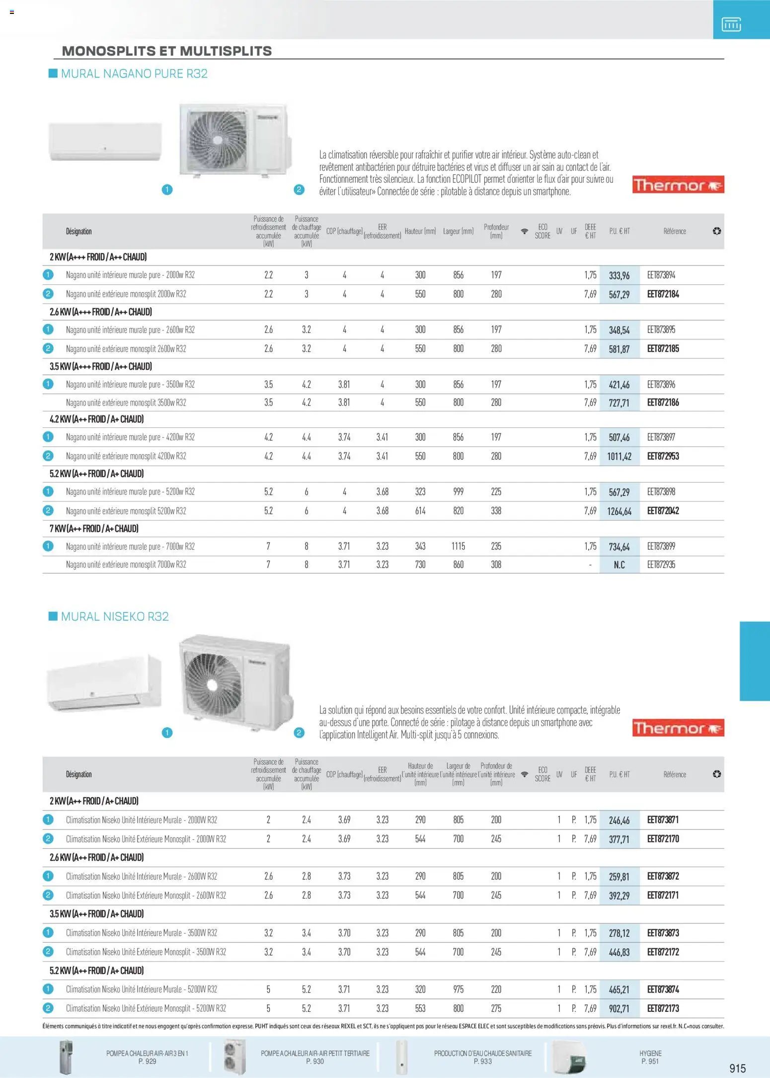 Rexel - Brochure Chauffage Électrique, ECS, PAC AIR-AIR Et Qualite De L´Air Interieur (2025-11-18 - 2026-12-31)