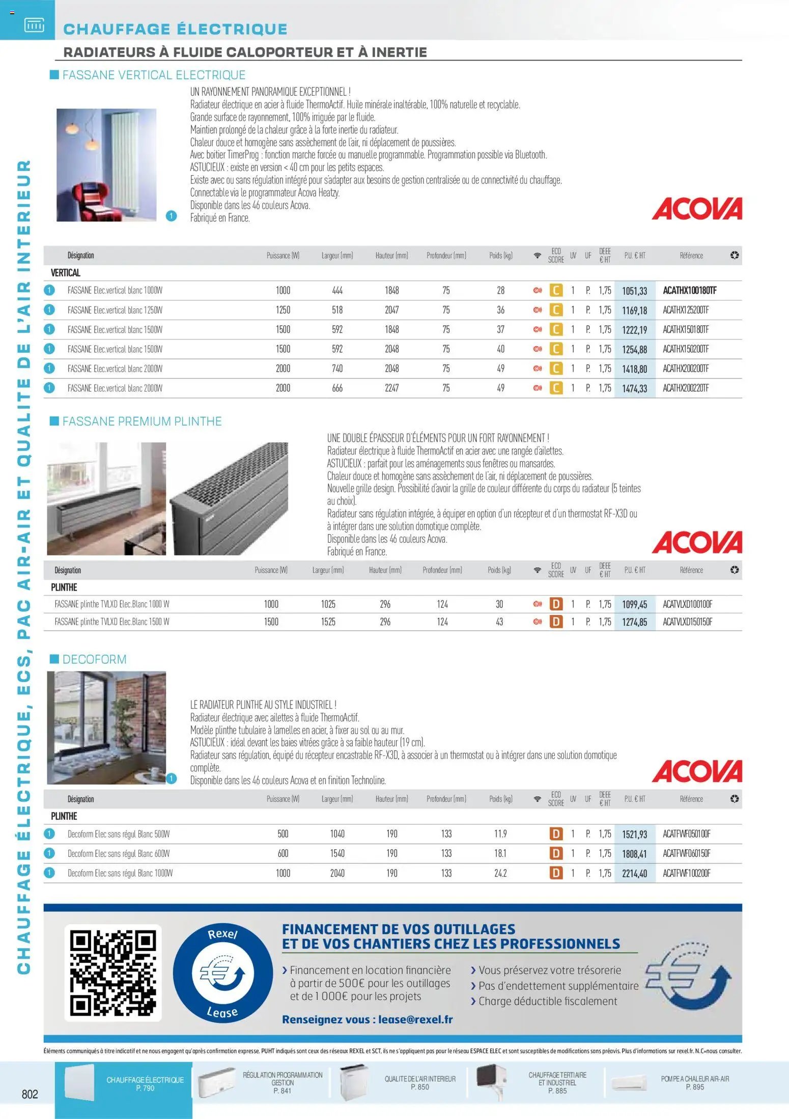 Rexel - Brochure Chauffage Électrique, ECS, PAC AIR-AIR Et Qualite De L´Air Interieur (2025-11-18 - 2026-12-31)