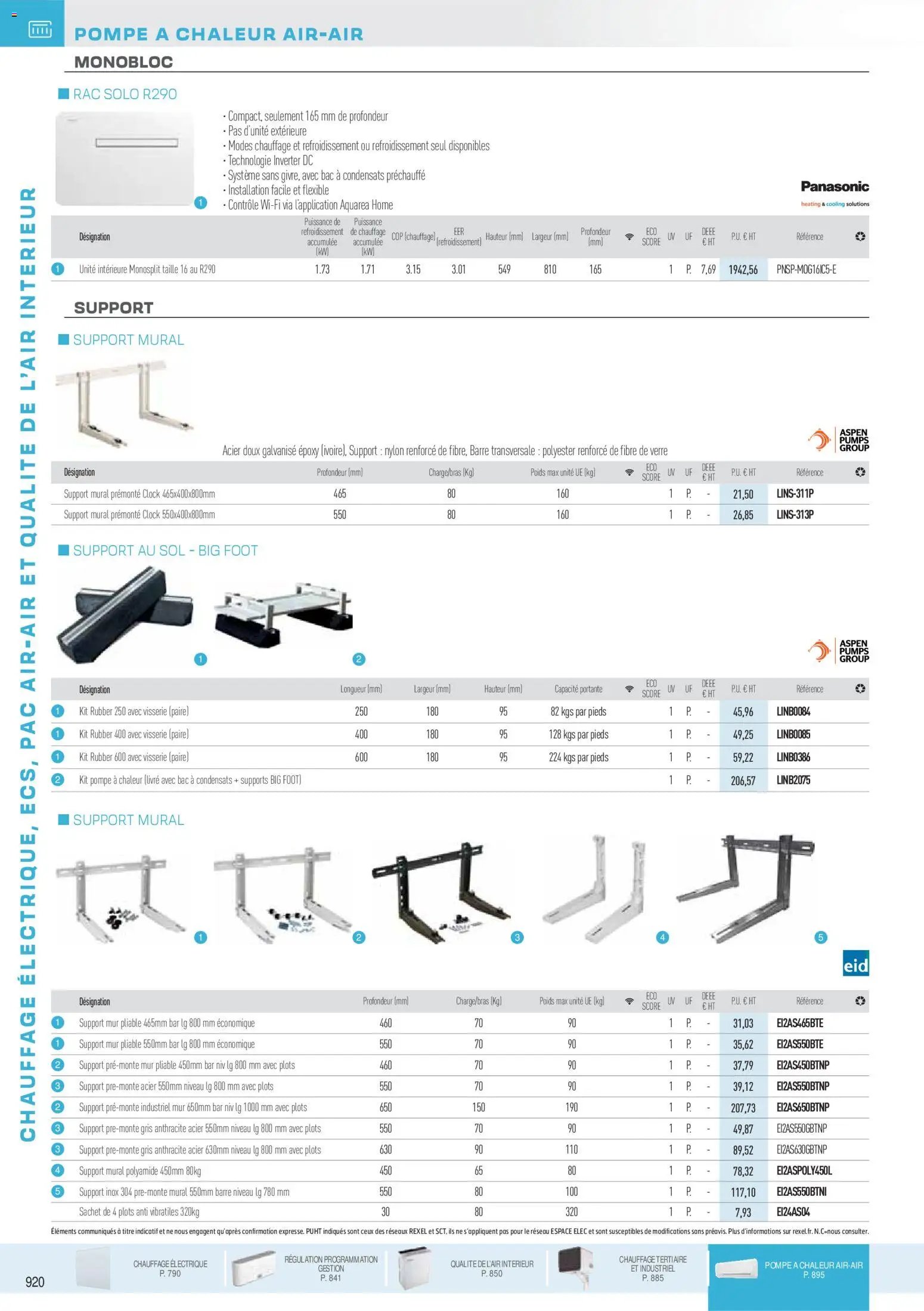 Rexel - Brochure Chauffage Électrique, ECS, PAC AIR-AIR Et Qualite De L´Air Interieur (2025-11-18 - 2026-12-31)