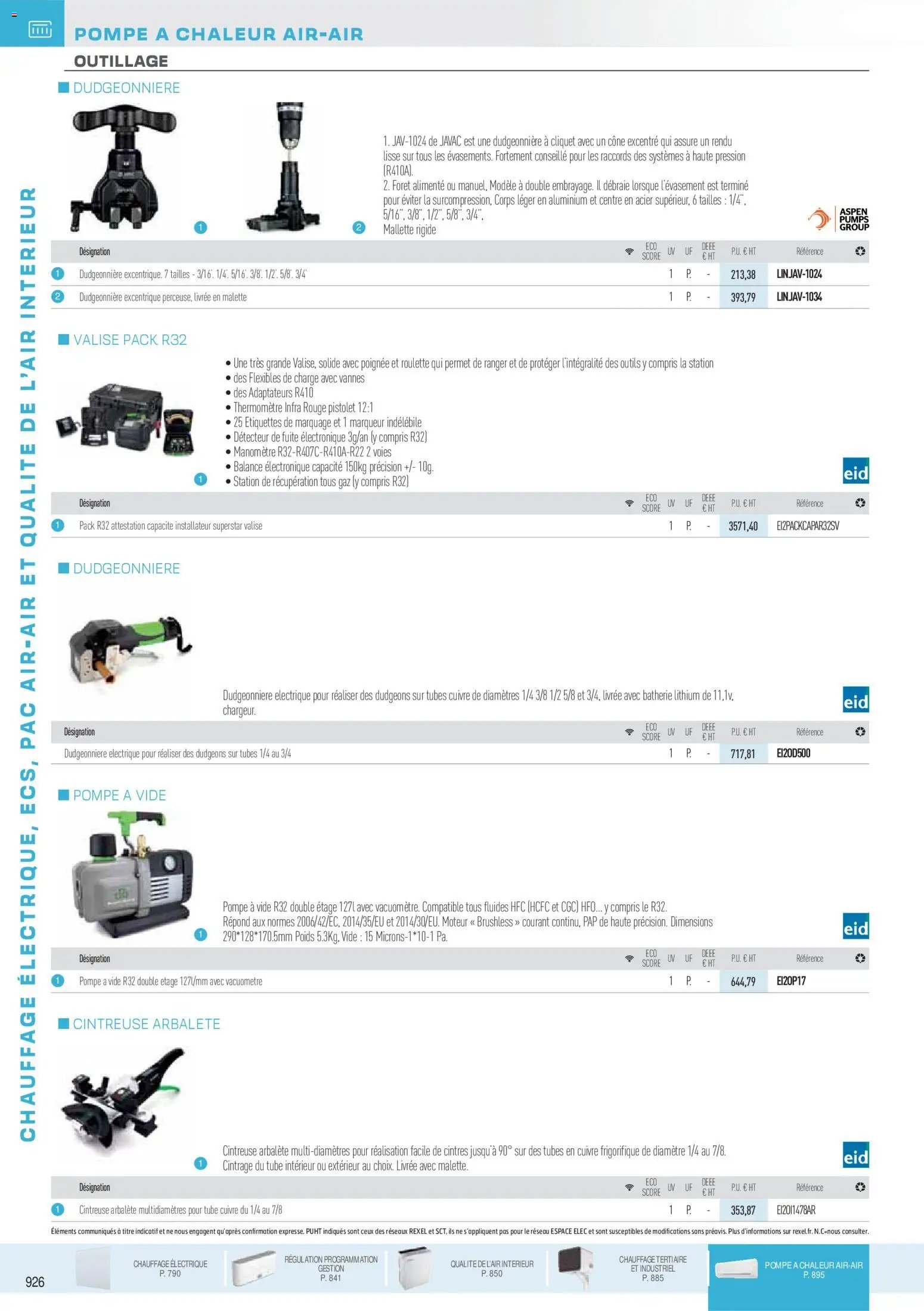 Rexel - Brochure Chauffage Électrique, ECS, PAC AIR-AIR Et Qualite De L´Air Interieur (2025-11-18 - 2026-12-31)