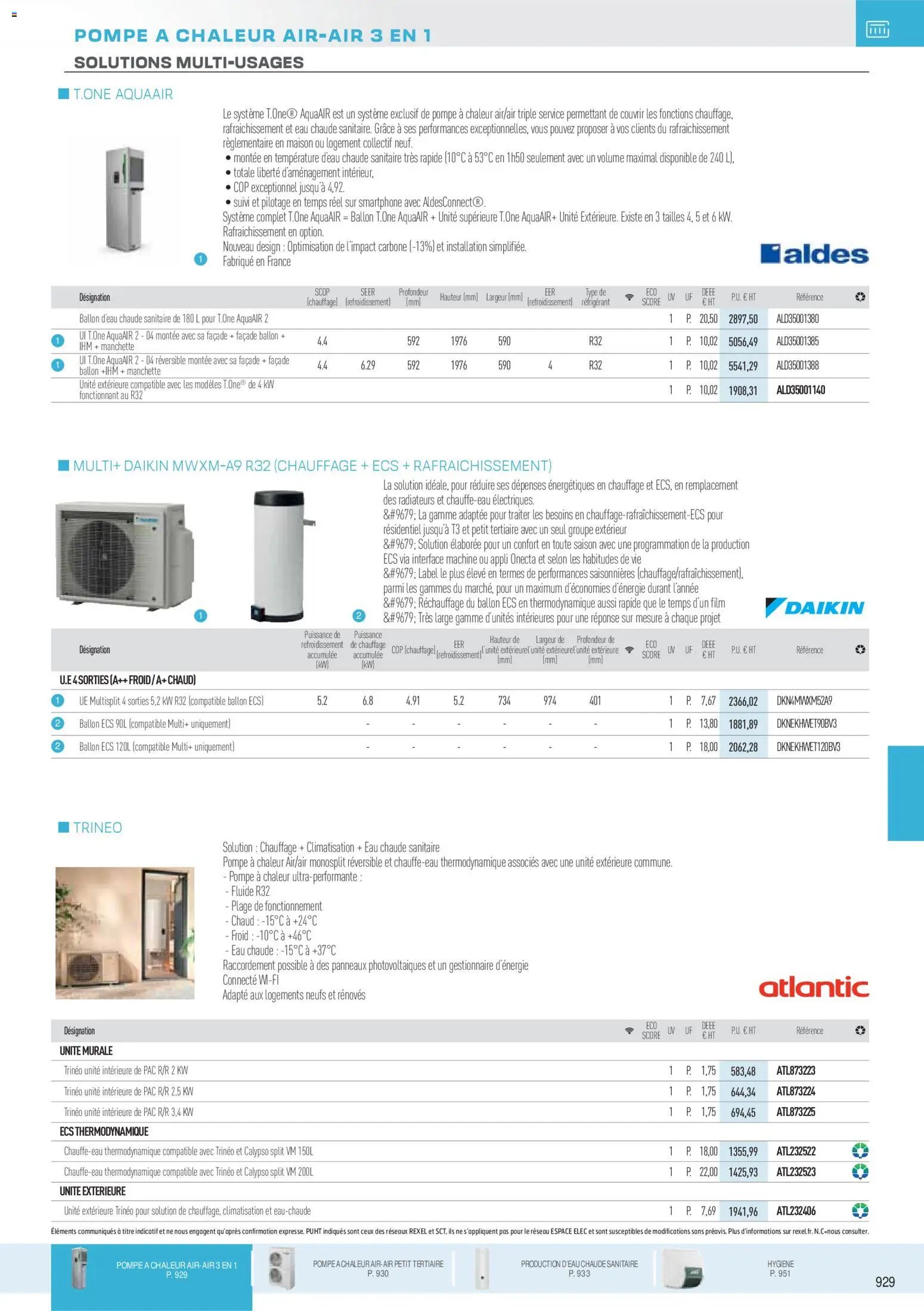 Rexel - Brochure Chauffage Électrique, ECS, PAC AIR-AIR Et Qualite De L´Air Interieur (2025-11-18 - 2026-12-31)