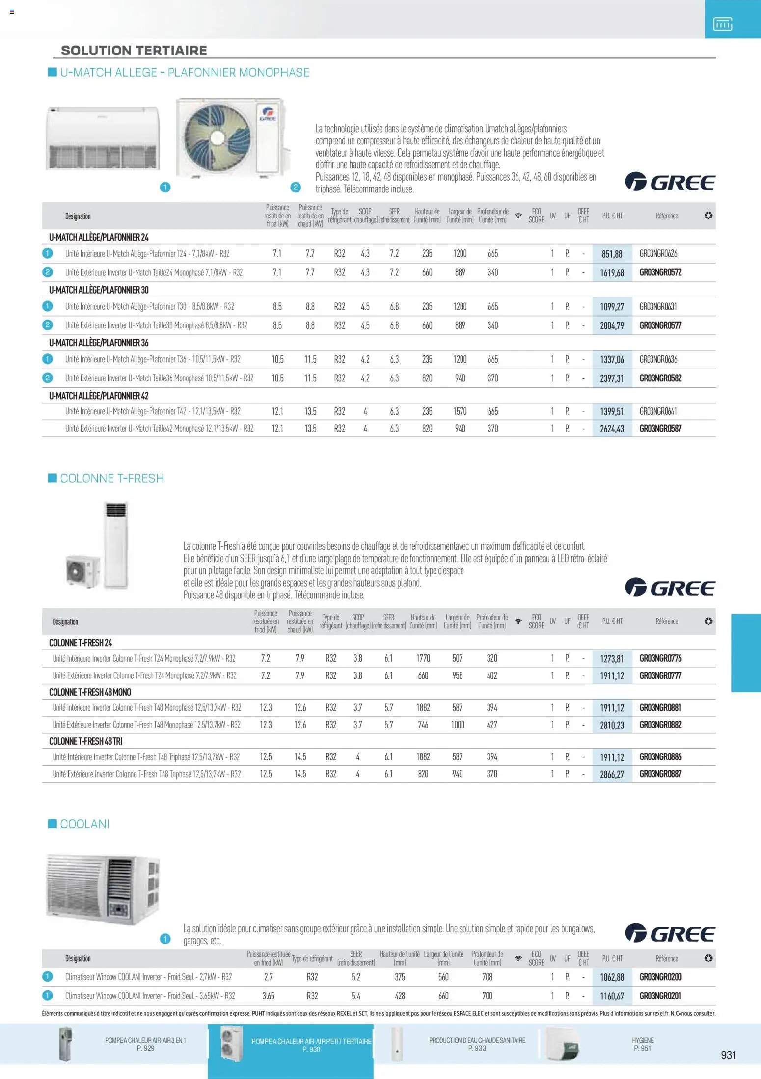 Rexel - Brochure Chauffage Électrique, ECS, PAC AIR-AIR Et Qualite De L´Air Interieur (2025-11-18 - 2026-12-31)