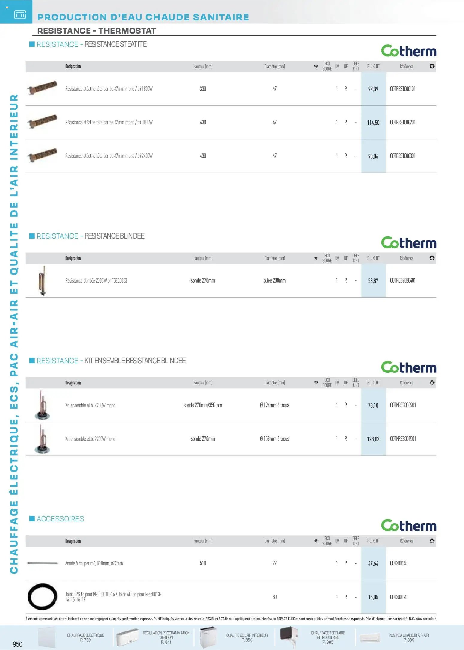 Rexel - Brochure Chauffage Électrique, ECS, PAC AIR-AIR Et Qualite De L´Air Interieur (2025-11-18 - 2026-12-31)