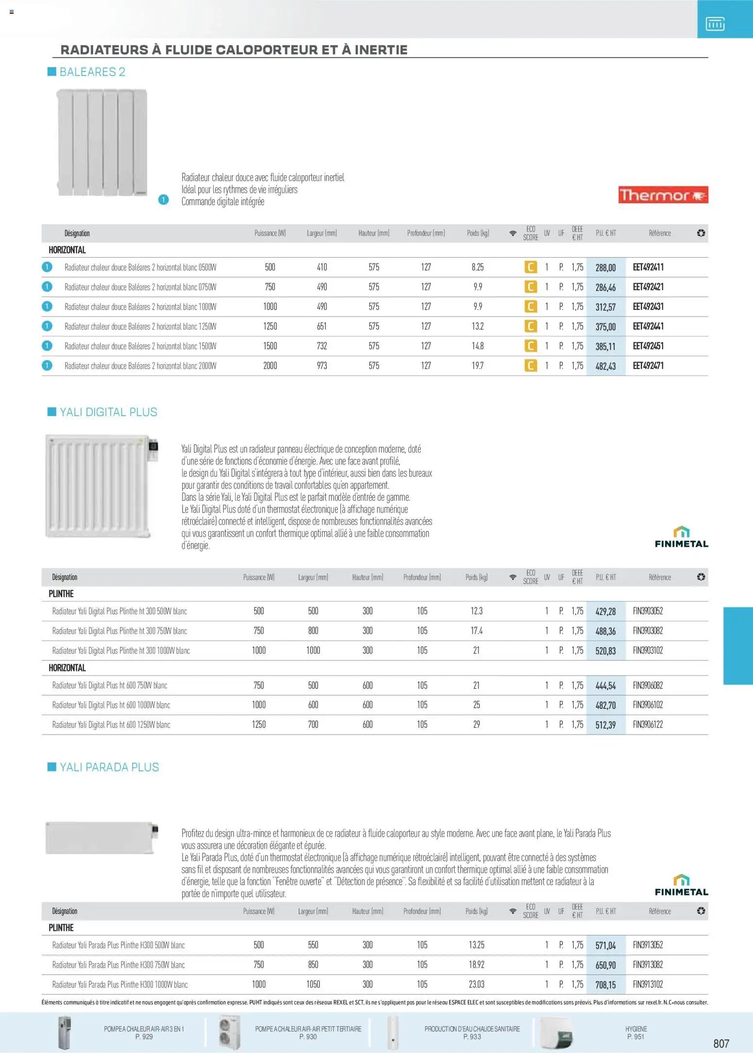 Rexel - Brochure Chauffage Électrique, ECS, PAC AIR-AIR Et Qualite De L´Air Interieur (2025-11-18 - 2026-12-31)