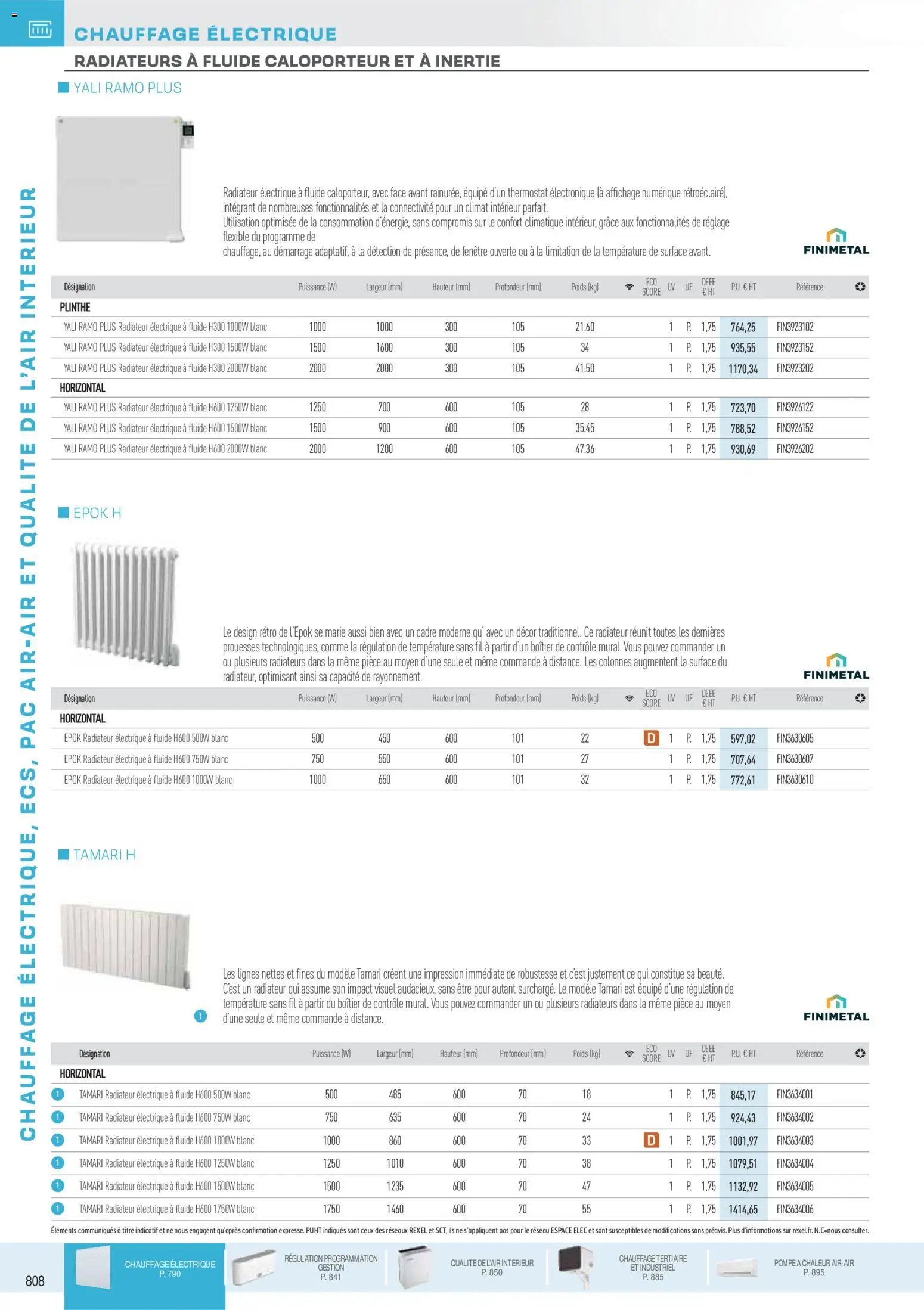 Rexel - Brochure Chauffage Électrique, ECS, PAC AIR-AIR Et Qualite De L´Air Interieur (2025-11-18 - 2026-12-31)