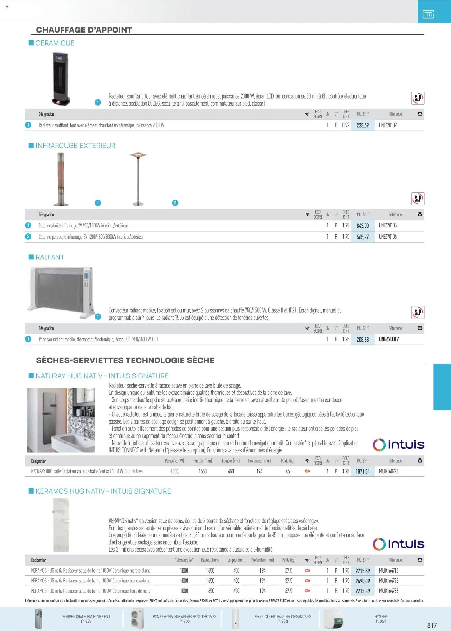 Rexel - Brochure Chauffage Électrique, ECS, PAC AIR-AIR Et Qualite De L´Air Interieur (2025-11-18 - 2026-12-31)