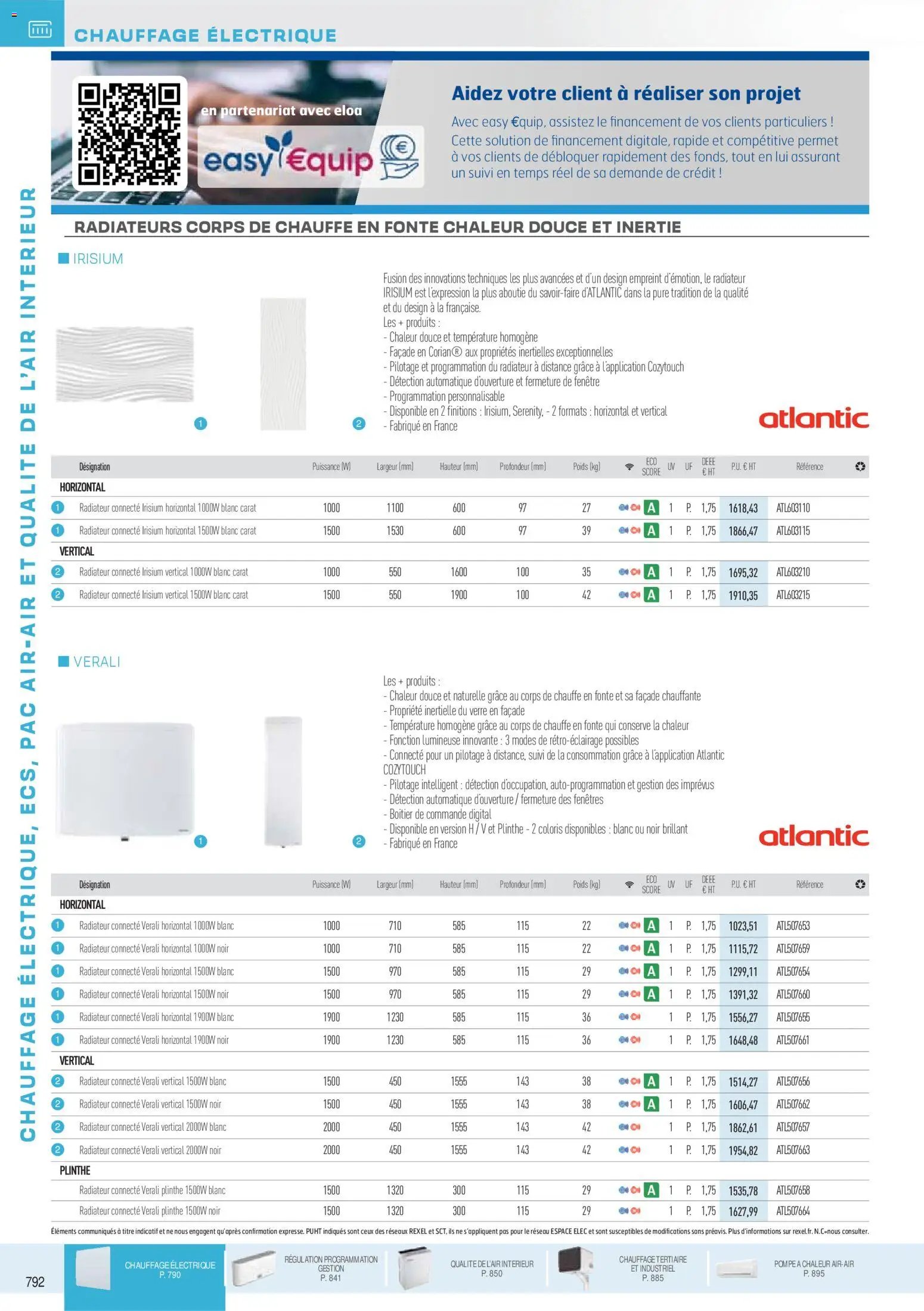 Rexel - Brochure Chauffage Électrique, ECS, PAC AIR-AIR Et Qualite De L´Air Interieur (2025-11-18 - 2026-12-31)