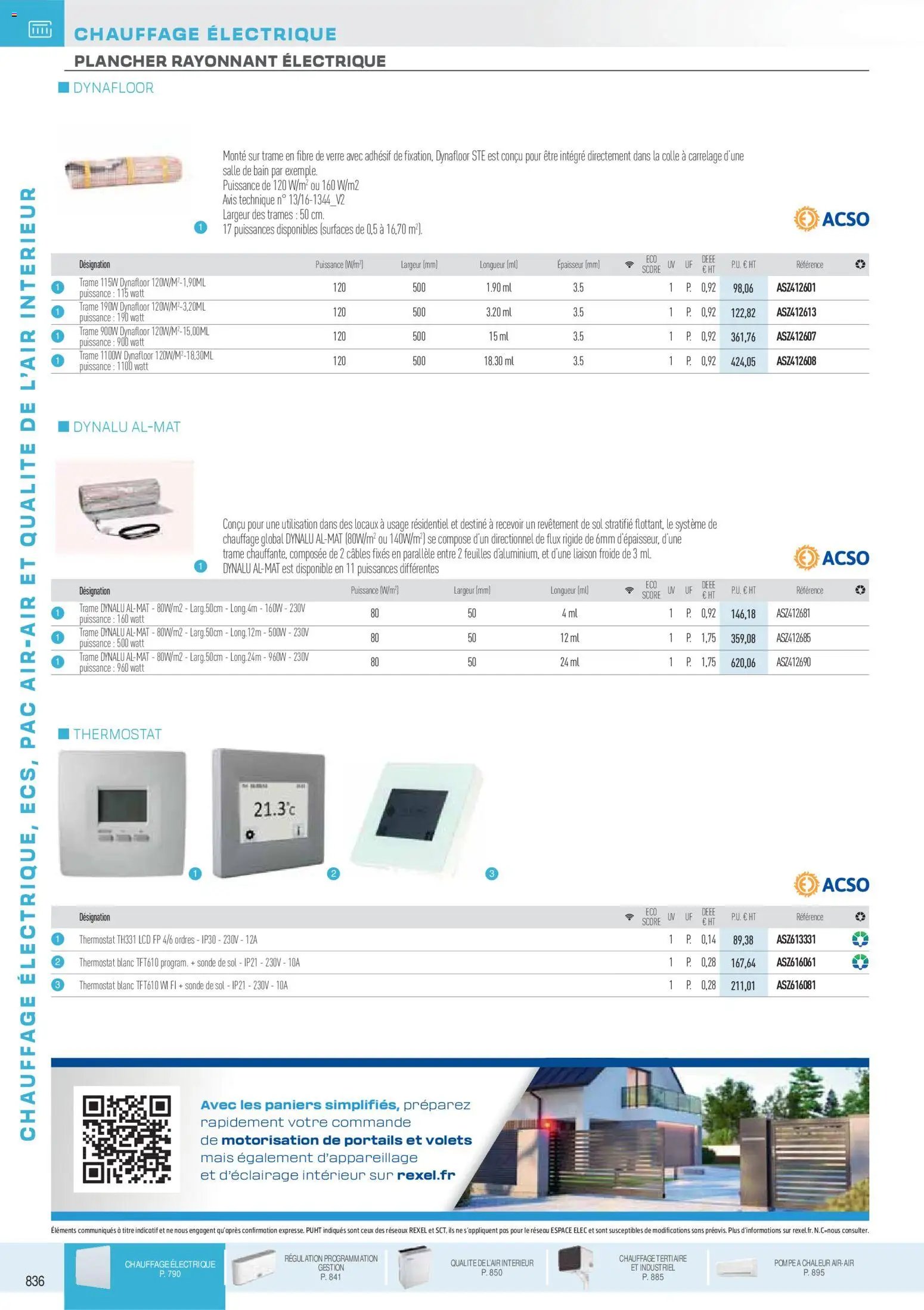 Rexel - Brochure Chauffage Électrique, ECS, PAC AIR-AIR Et Qualite De L´Air Interieur (2025-11-18 - 2026-12-31)