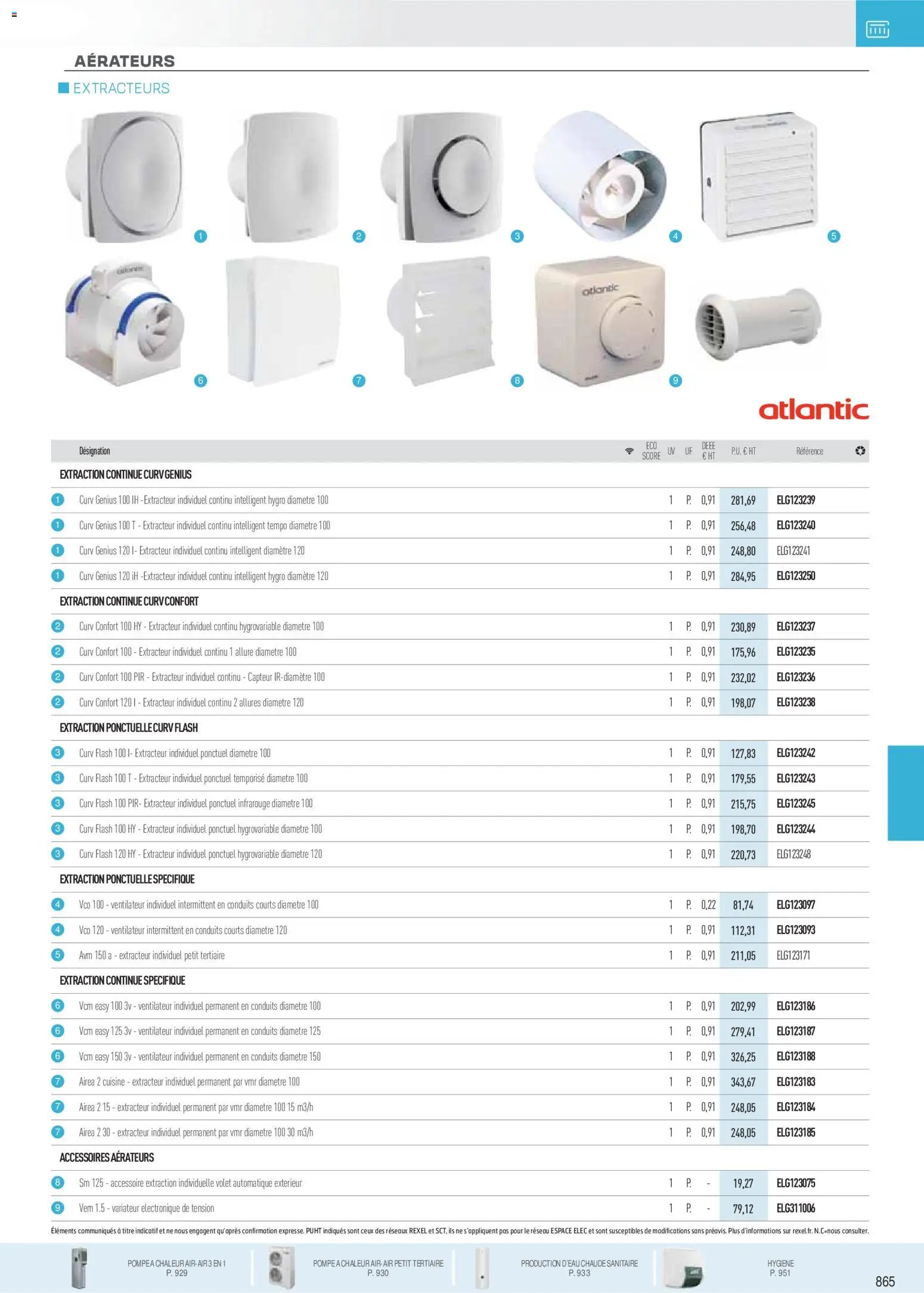 Rexel - Brochure Chauffage Électrique, ECS, PAC AIR-AIR Et Qualite De L´Air Interieur (2025-11-18 - 2026-12-31)