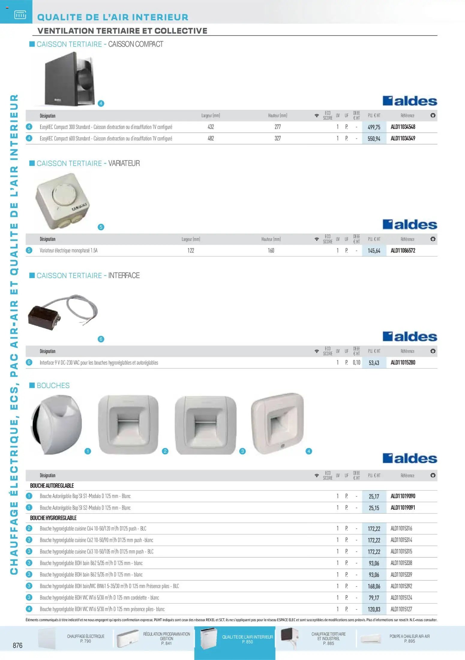 Rexel - Brochure Chauffage Électrique, ECS, PAC AIR-AIR Et Qualite De L´Air Interieur (2025-11-18 - 2026-12-31)
