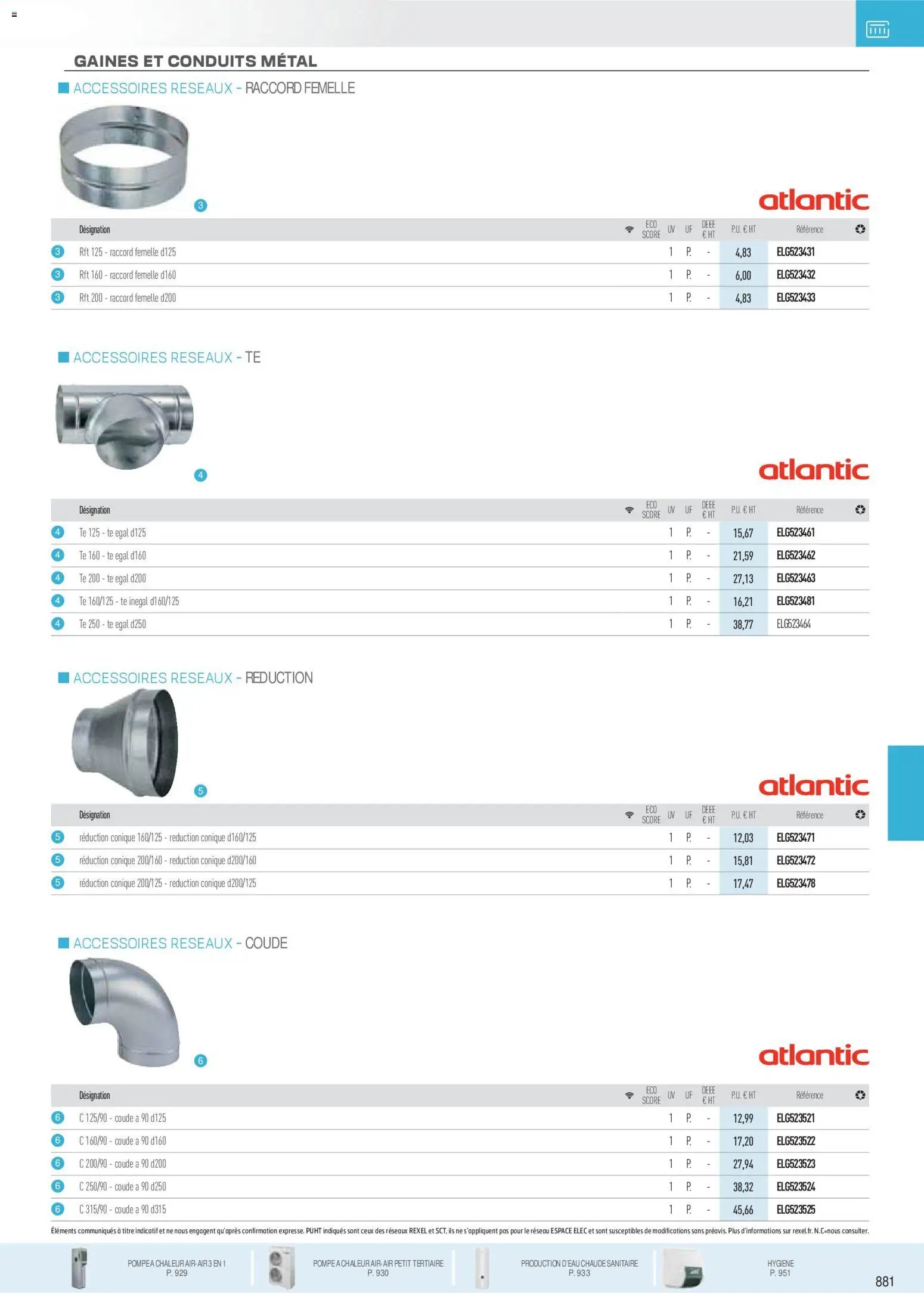Rexel - Brochure Chauffage Électrique, ECS, PAC AIR-AIR Et Qualite De L´Air Interieur (2025-11-18 - 2026-12-31)