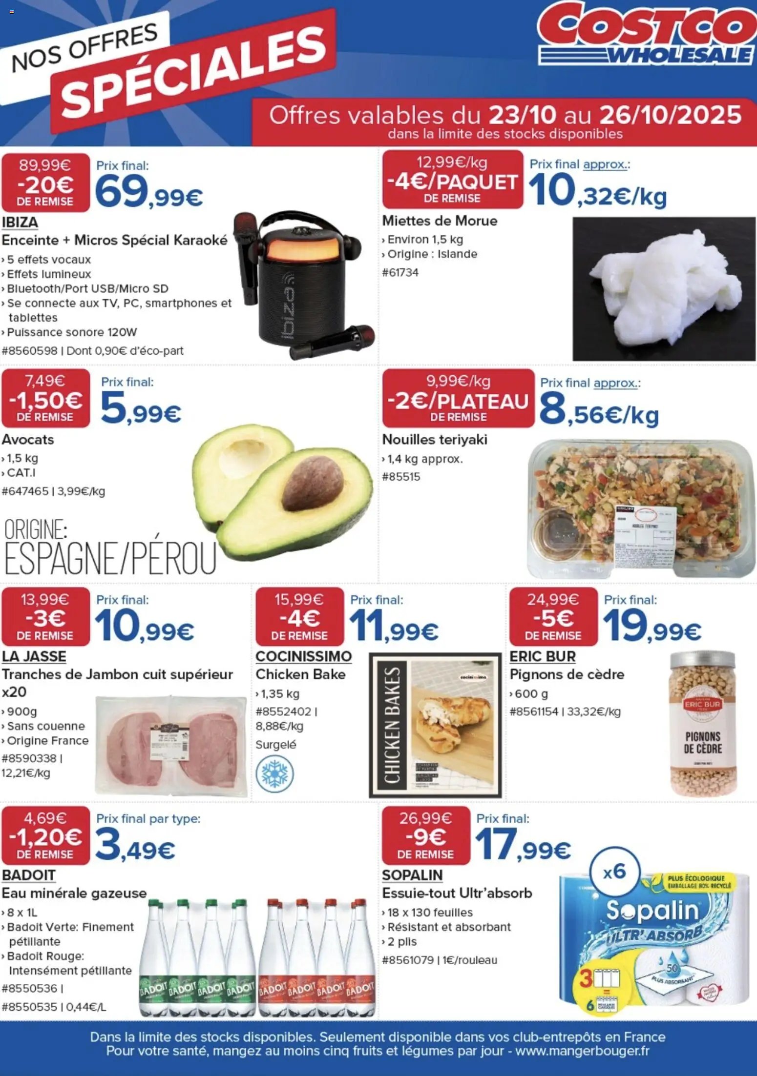 Costco Nos offres spéciales