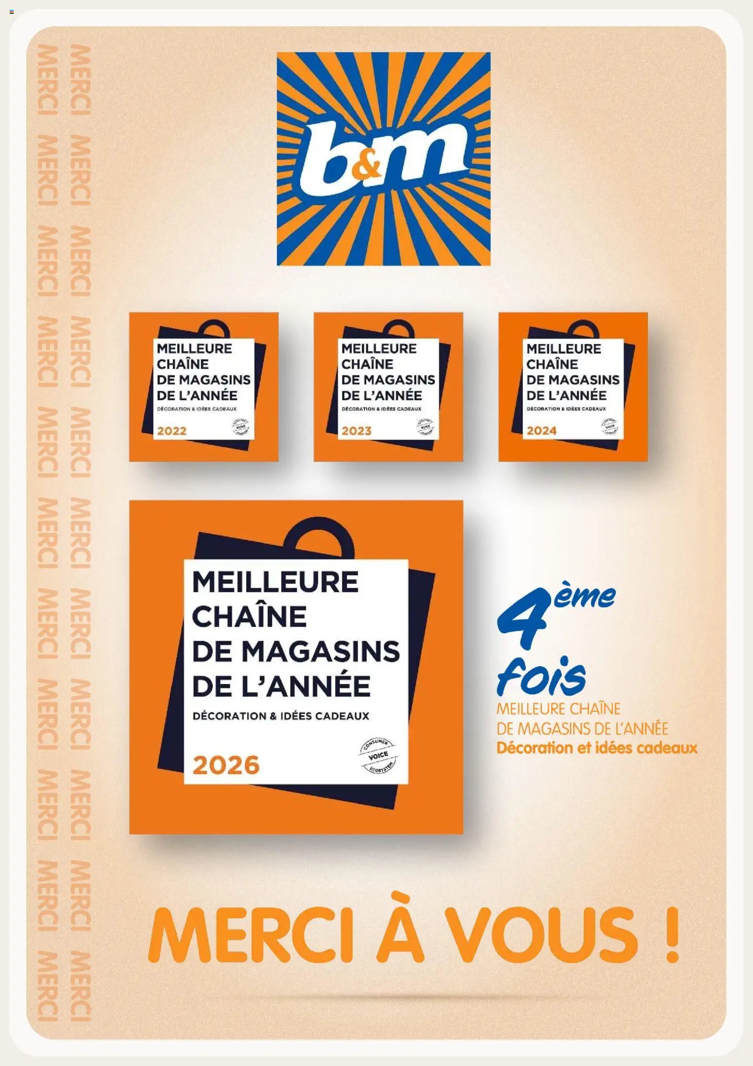 B&M catalogue back to uni